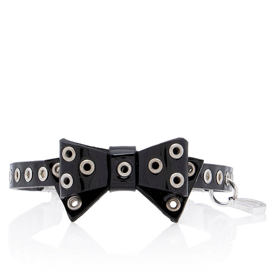 Luxury DiorPatent Leather Bow Bracelet (SHF-19146)