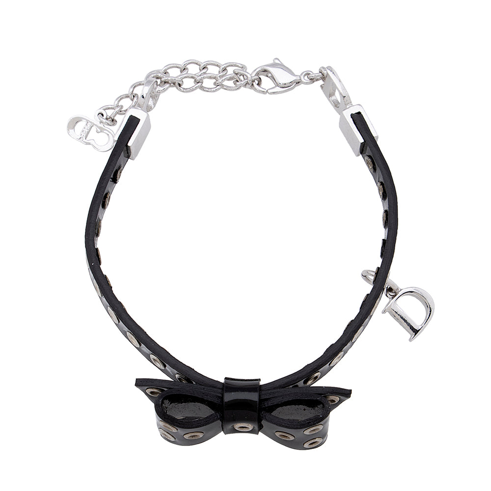 Luxury DiorPatent Leather Bow Bracelet (SHF-19146)