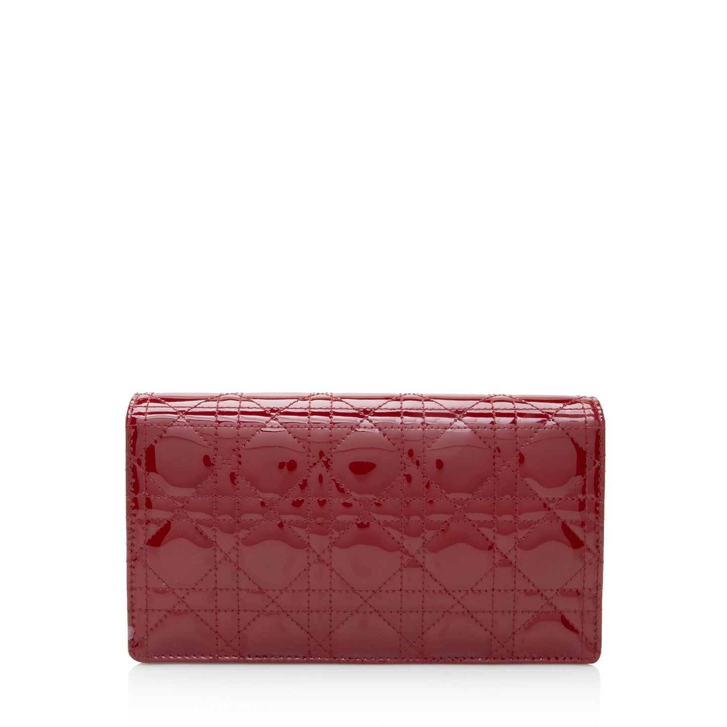 Luxury DiorPatent Leather Cannage Lady Luxury DiorChain Pouch (SHF-22842)