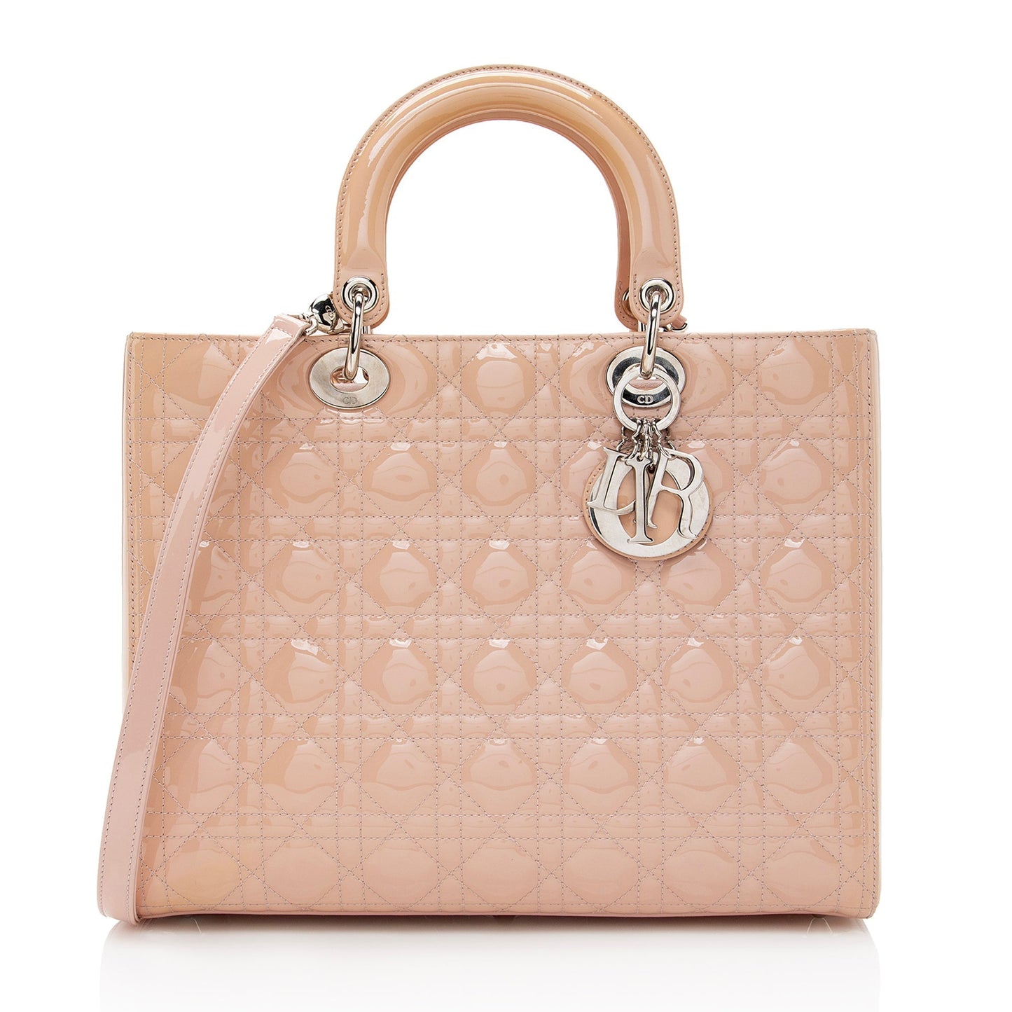 Luxury DiorPatent Leather Lady Luxury DiorLarge Tote (SHF-22412)