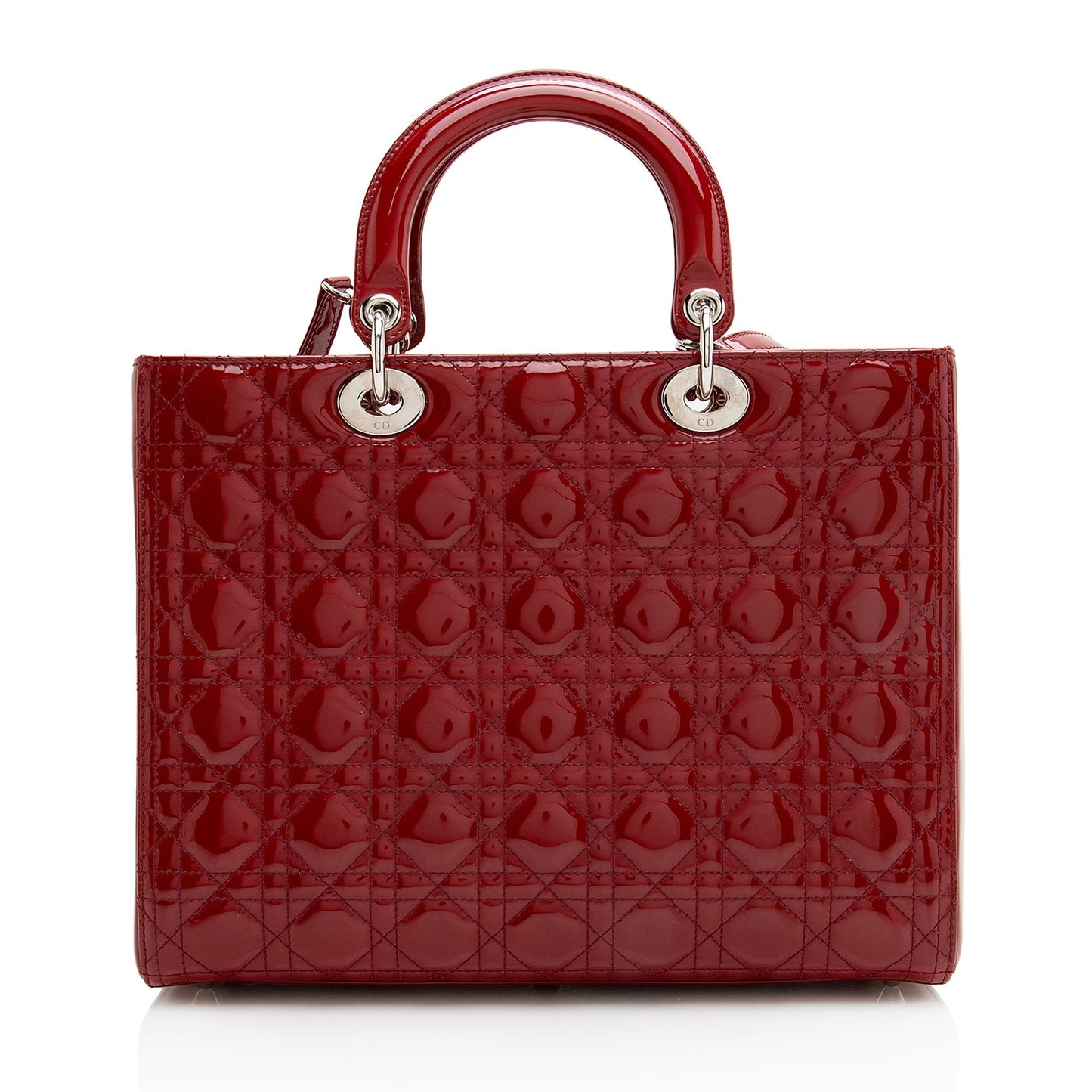 Luxury DiorPatent Leather Lady Luxury DiorLarge Tote (SHF-22848)