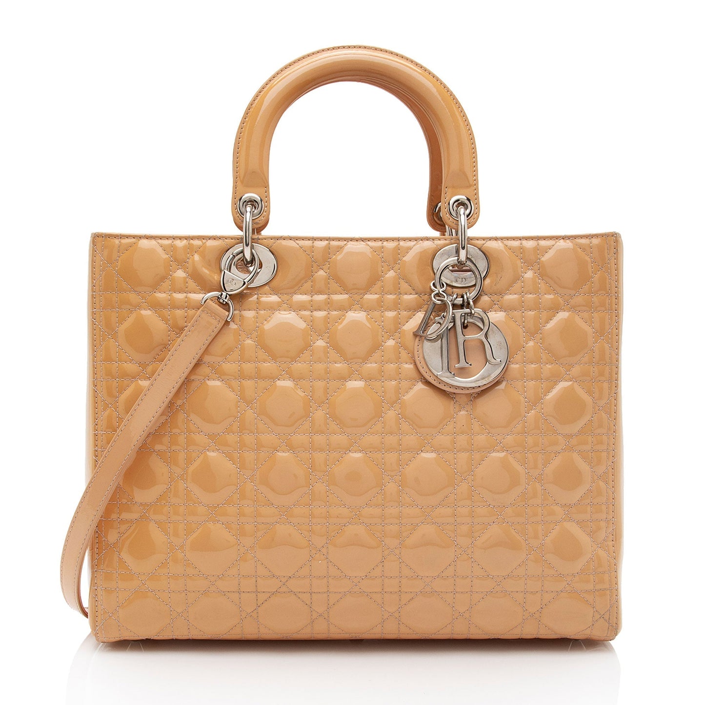 Luxury DiorPatent Leather Lady Luxury DiorLarge Tote (SHF-5hKv8U)