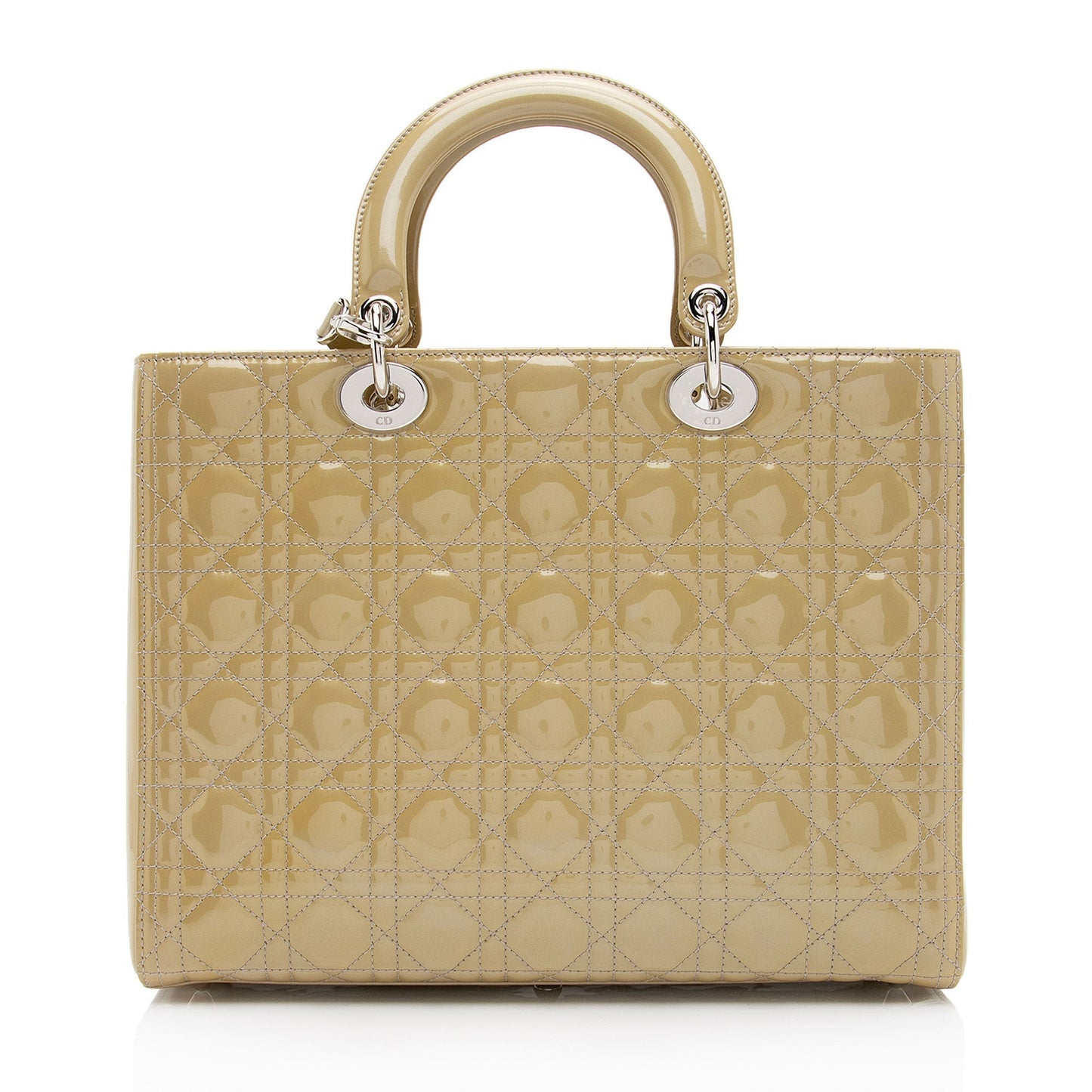 Luxury DiorPatent Leather Lady Luxury DiorLarge Tote (SHF-XrH1n0)