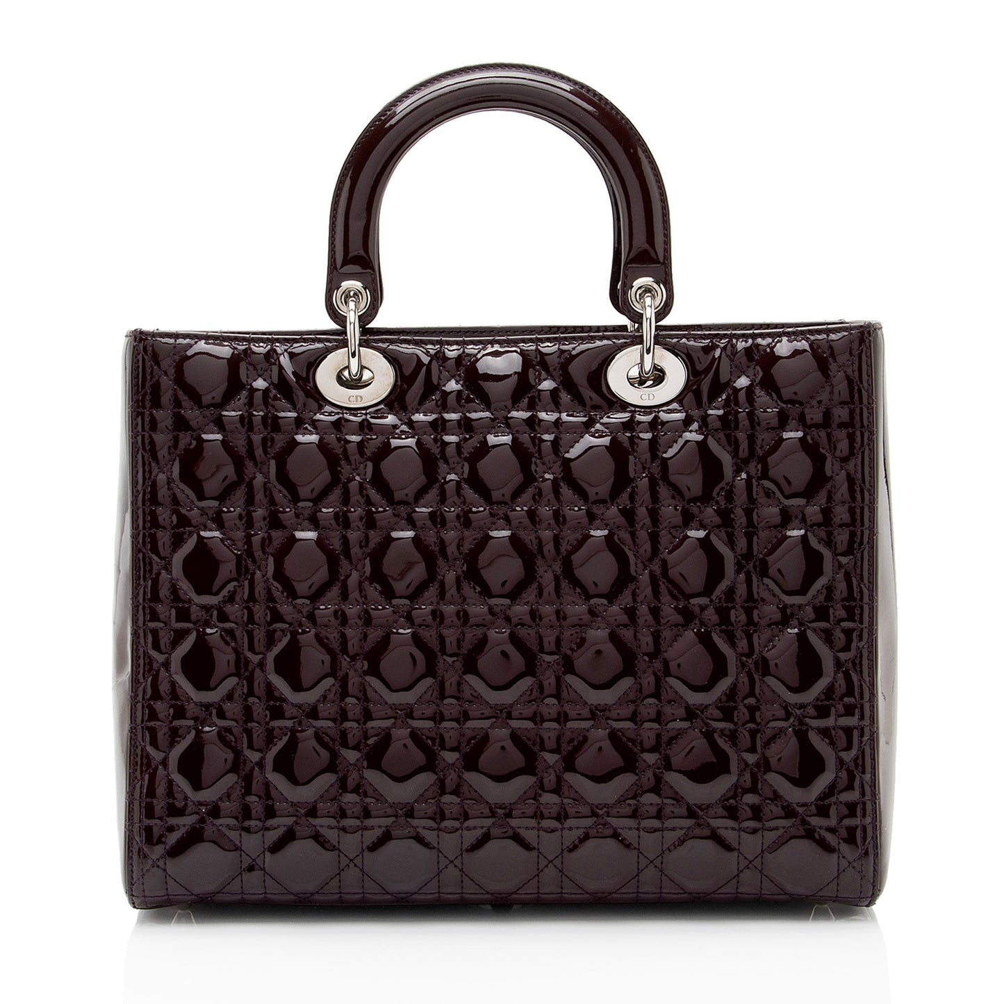 Luxury DiorPatent Leather Lady Luxury DiorLarge Tote (SHF-5trAE8)