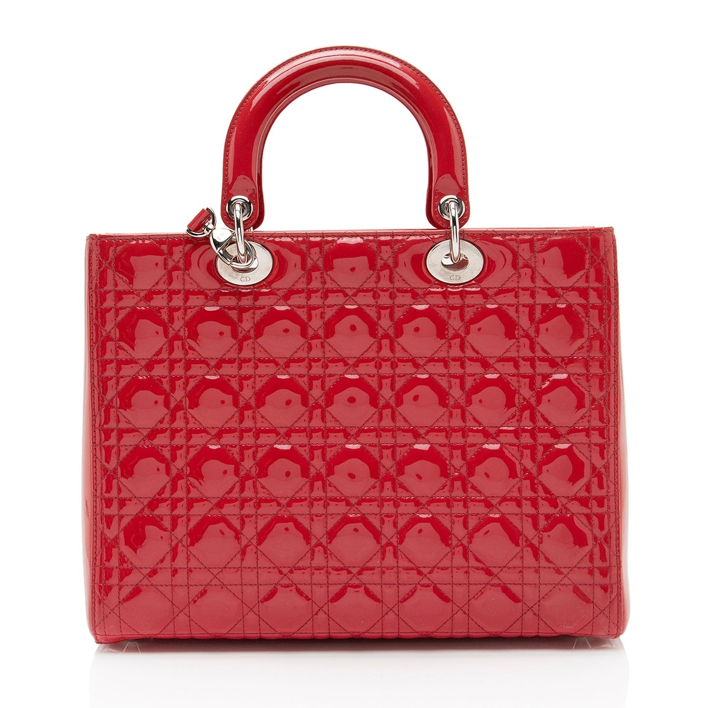 Luxury DiorPatent Leather Lady Luxury DiorLarge Tote (SHF-Fvh4jH)