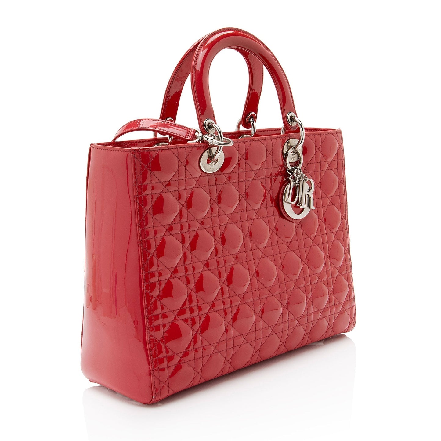 Luxury DiorPatent Leather Lady Luxury DiorLarge Tote (SHF-Fvh4jH)