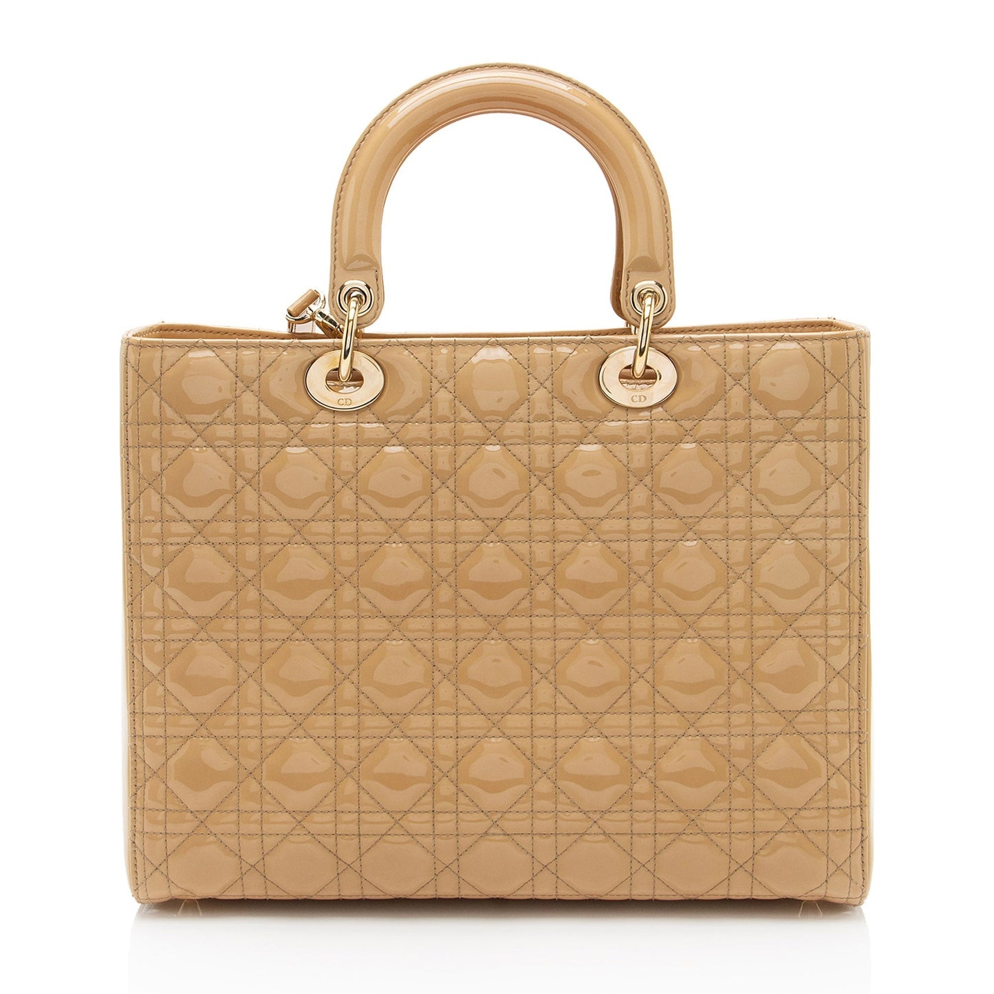 Luxury DiorPatent Leather Lady Luxury DiorLarge Tote (SHF-EZ4EwJ)