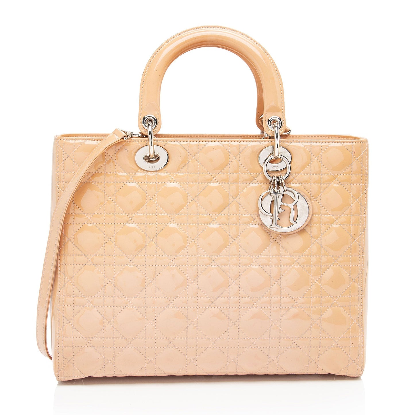 Luxury DiorPatent Leather Lady Luxury DiorLarge Tote (SHF-2qzbI4)