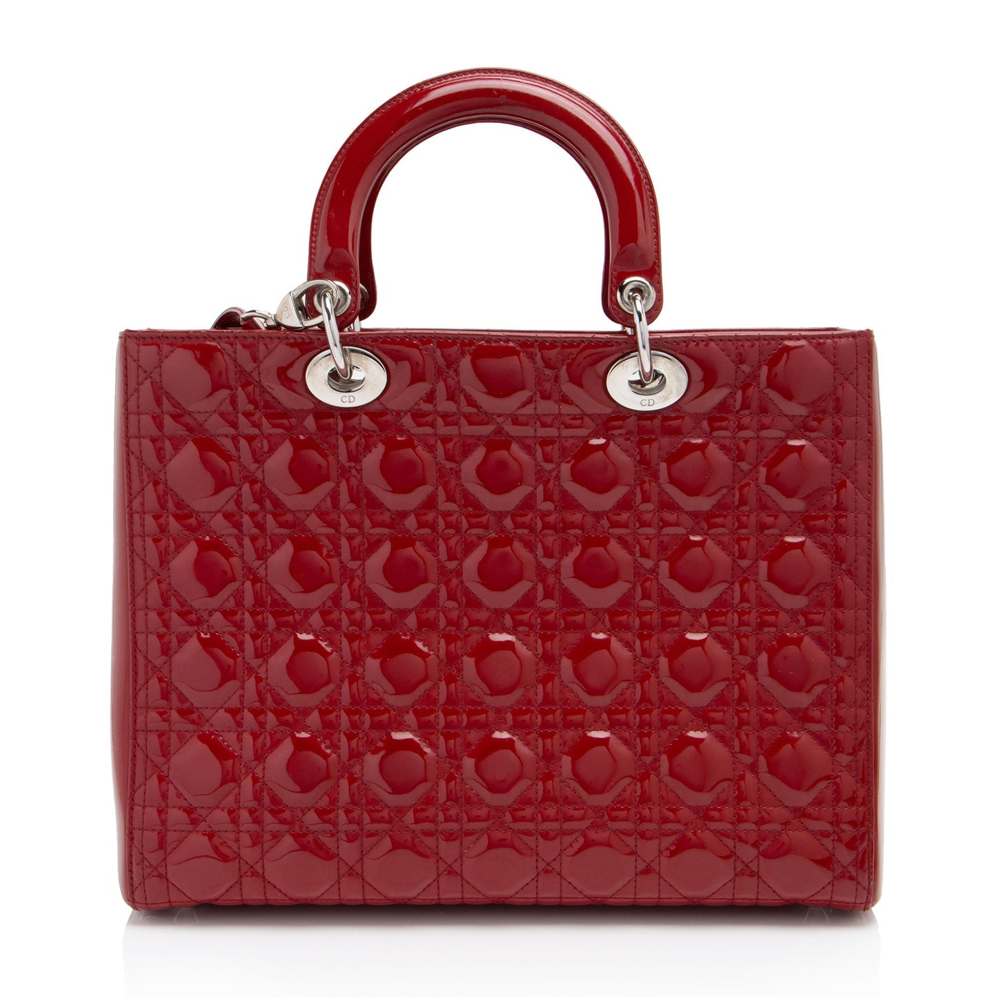Luxury DiorPatent Leather Lady Luxury DiorLarge Tote (SHF-lUu7jb)
