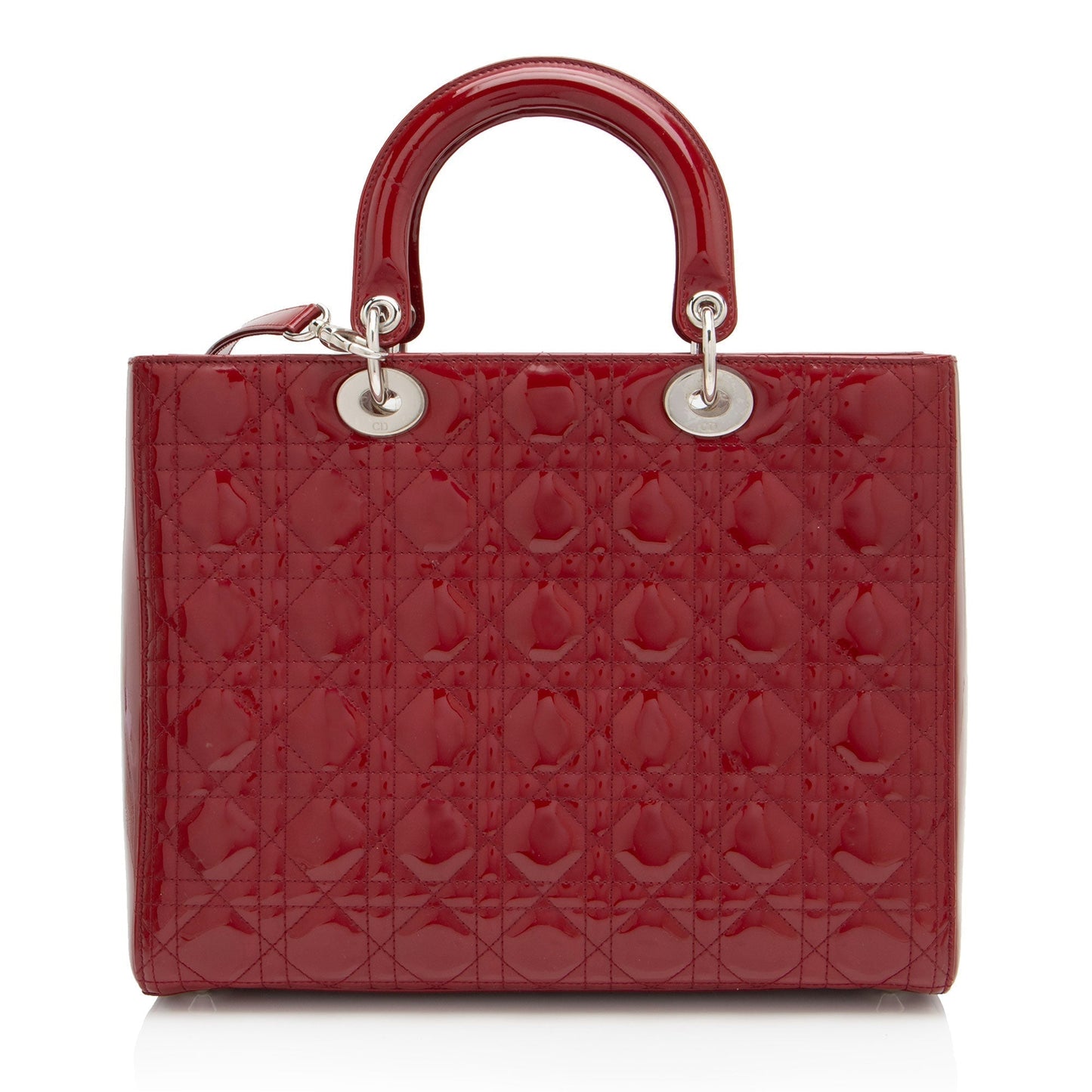 Luxury DiorPatent Leather Lady Luxury DiorLarge Tote (SHF-Fee2T5)