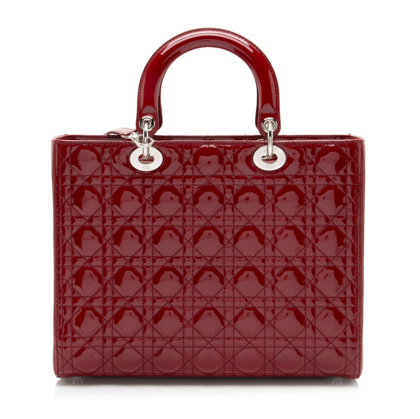 Luxury DiorPatent Leather Lady Luxury DiorLarge Tote (SHF-91E8TQ)