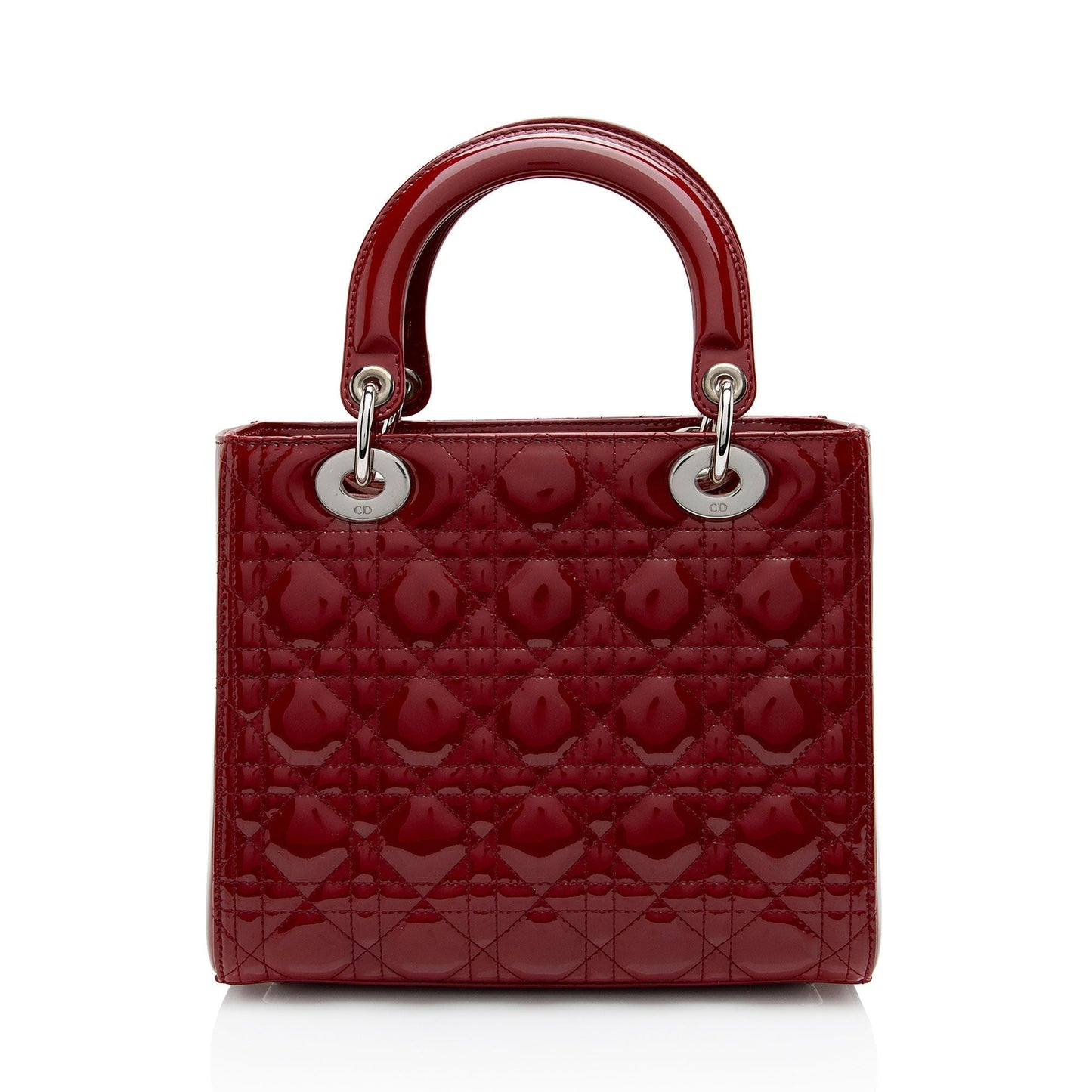 Luxury DiorPatent Leather Lady Luxury DiorMedium Tote (SHF-oTNfYB)