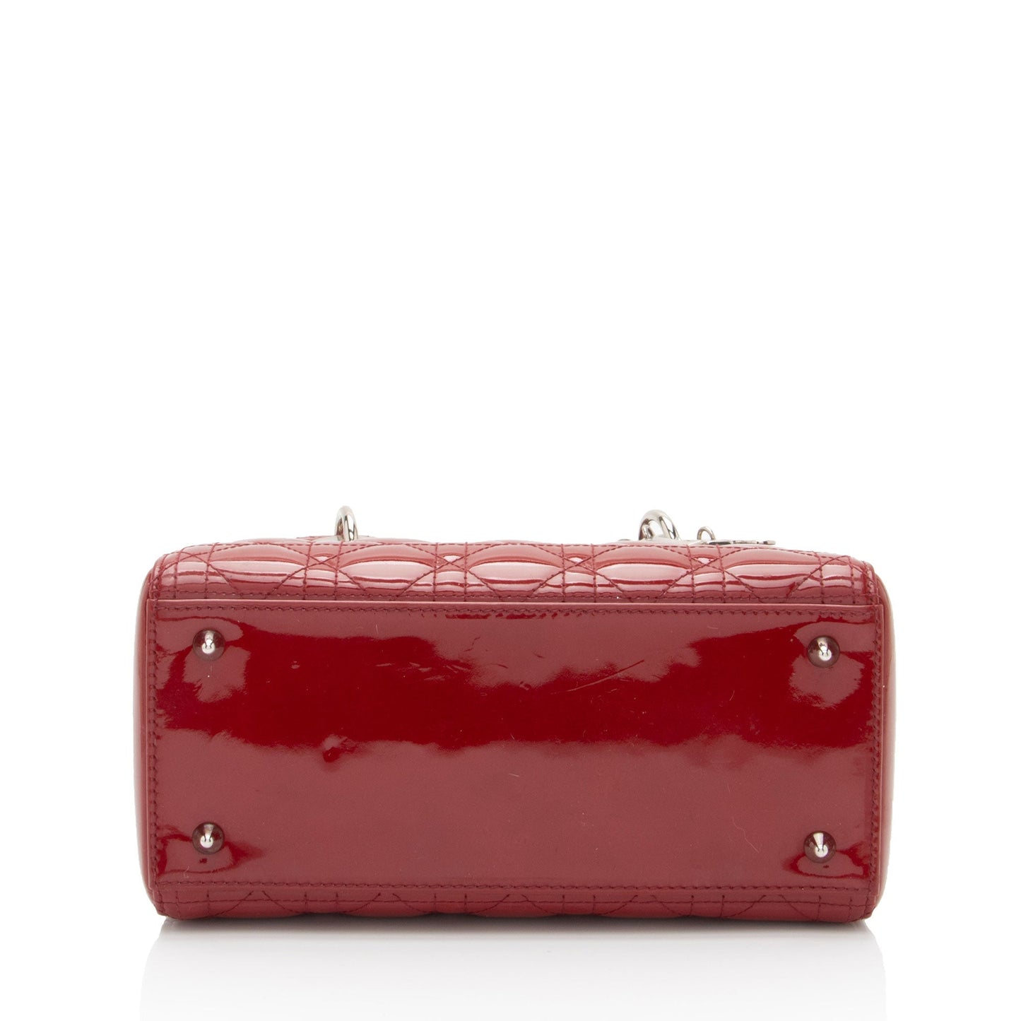 Luxury DiorPatent Leather Lady Luxury DiorMedium Tote (SHF-KM7Orb)