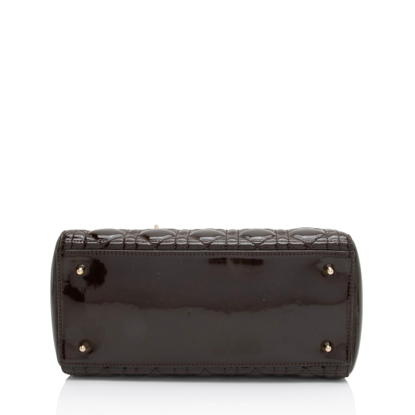 Luxury DiorPatent Leather Lady Luxury DiorMedium Tote (SHF-c6eBWA)