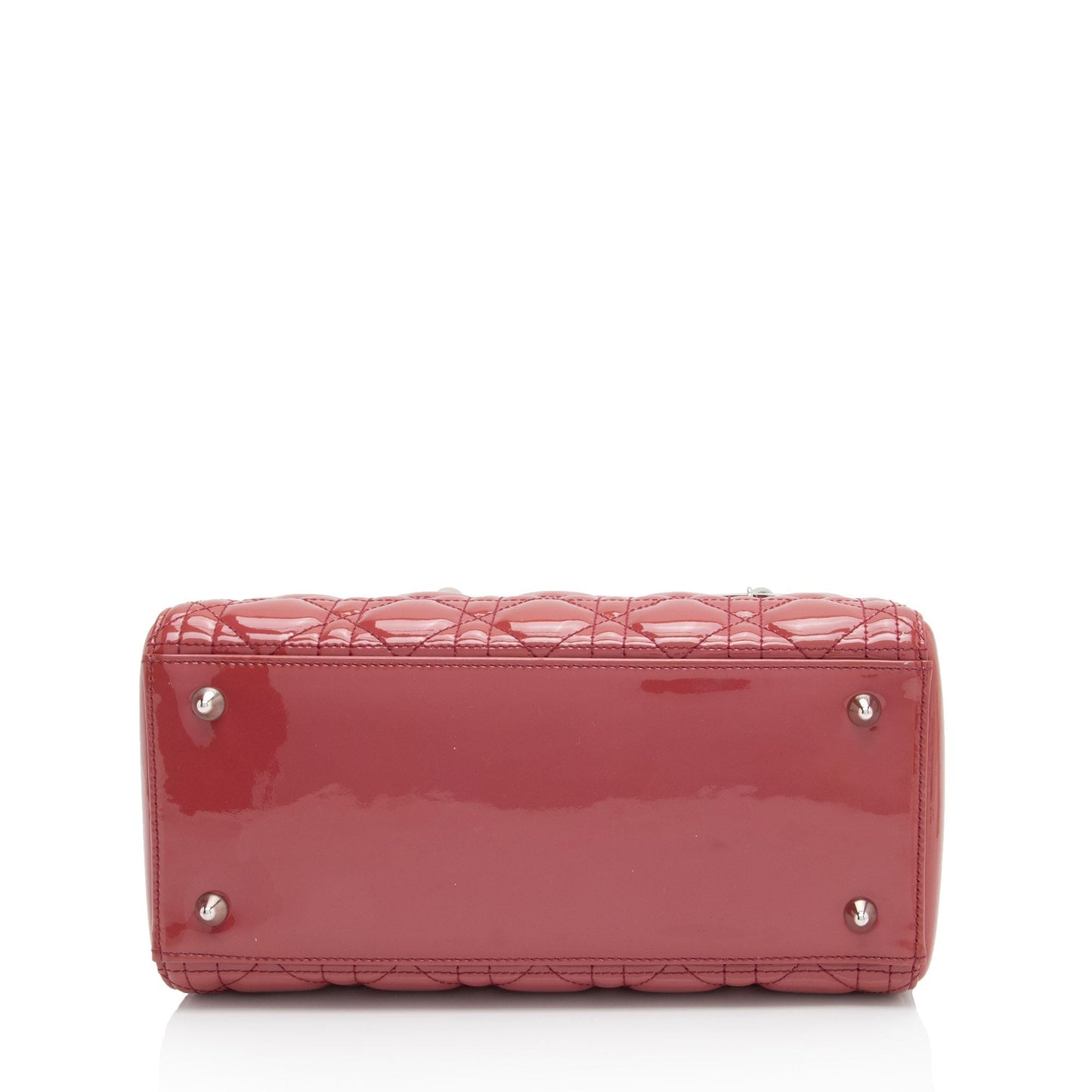 Luxury DiorPatent Leather Lady Luxury DiorMedium Tote (SHF-9SFjWH)