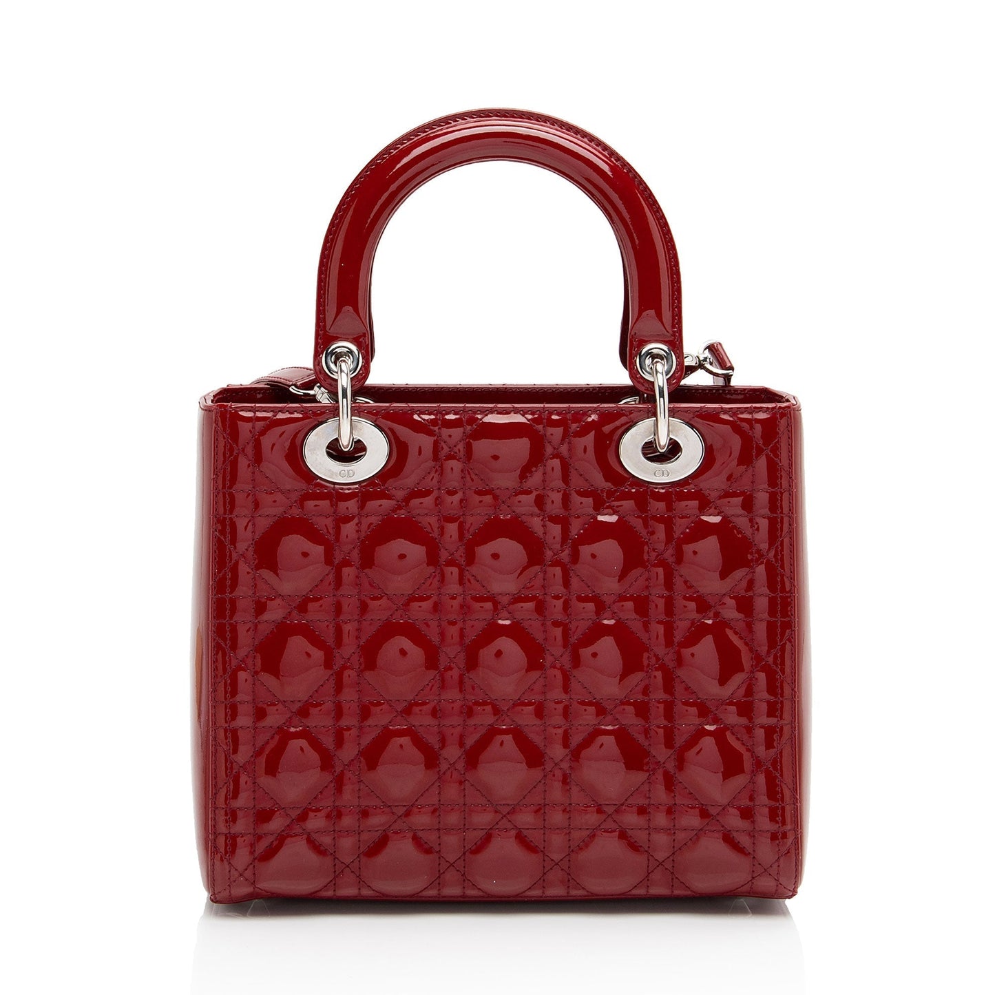 Luxury DiorPatent Leather Lady Luxury DiorMedium Tote (SHF-Wd5jCB)