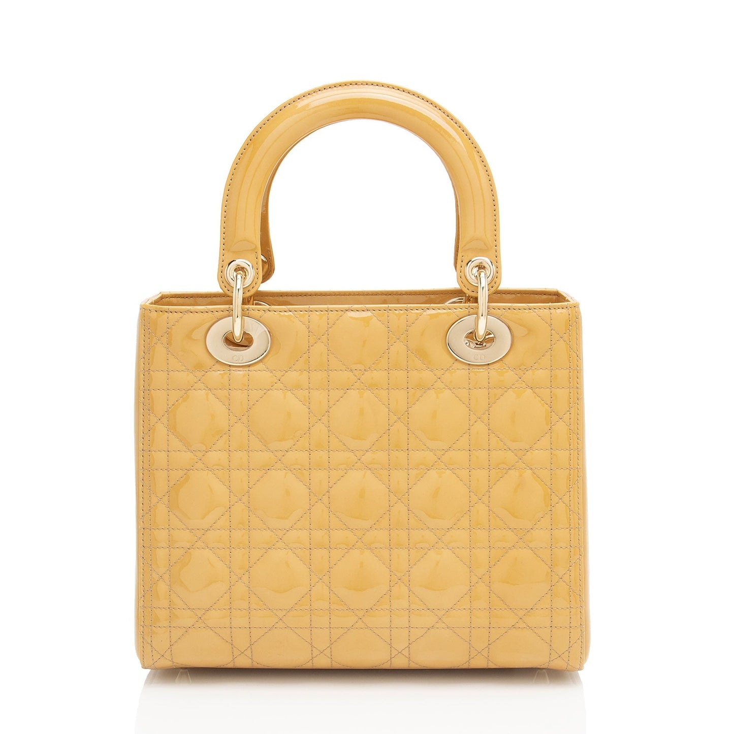 Luxury DiorPatent Leather Lady Luxury DiorMedium Tote (SHF-PF9eaq)