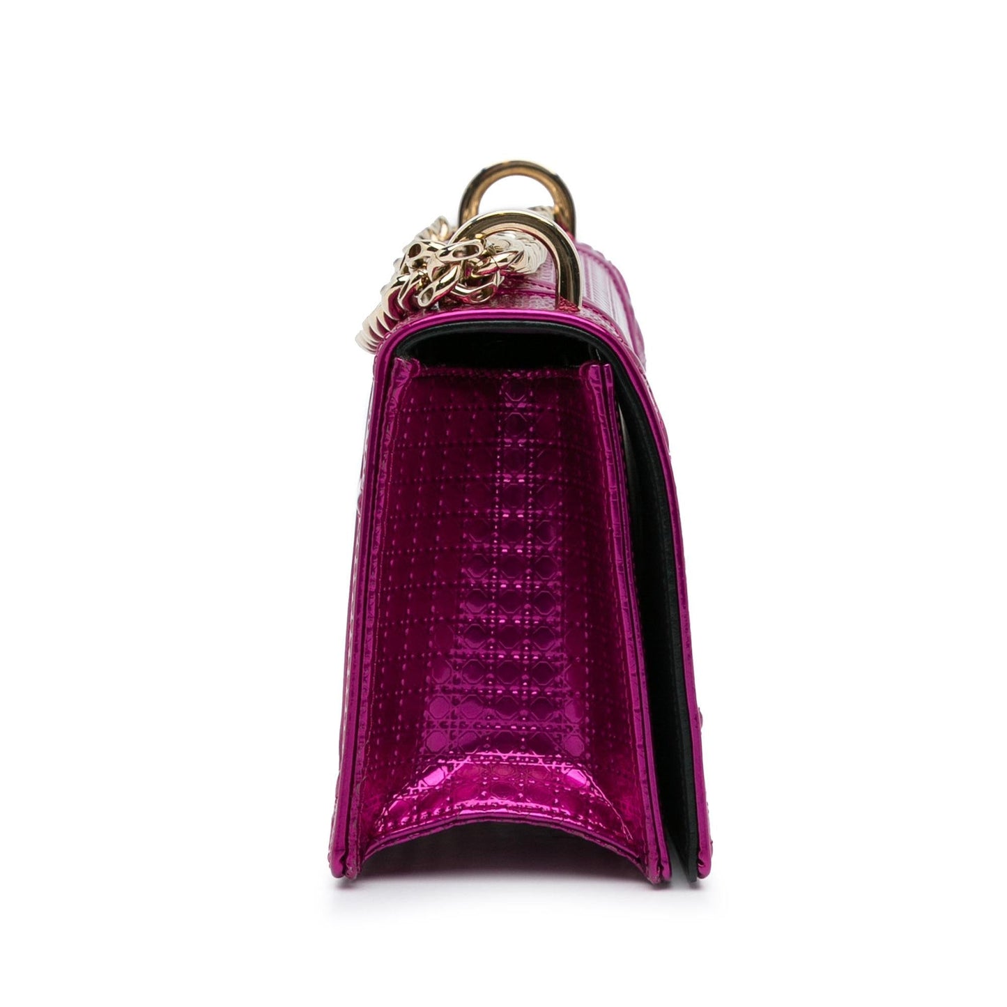 Luxury DiorPatent Microcannage Diorama Crossbody Bag (SHG-D2JEVN)