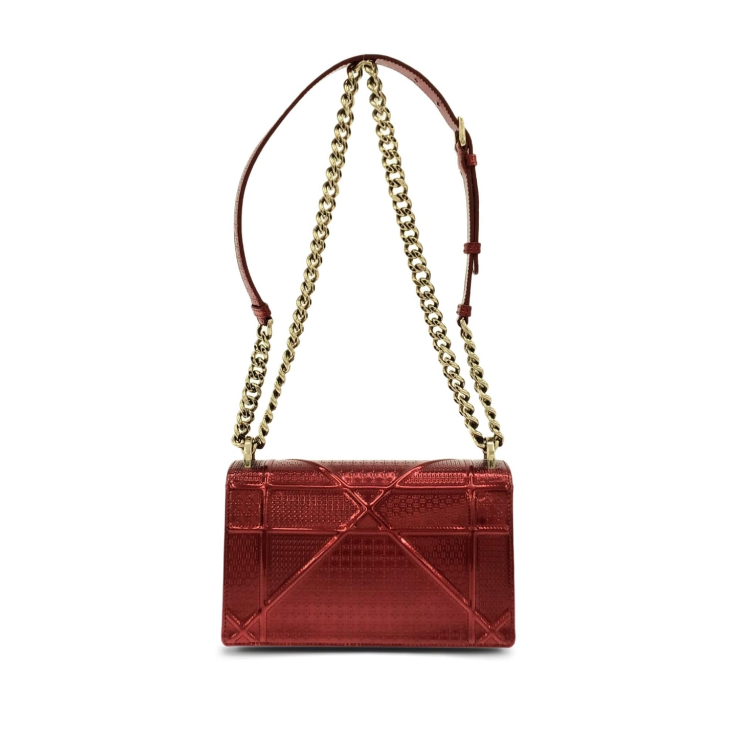 Luxury DiorPatent Microcannage Diorama Crossbody Bag (SHG-nk7GZA)