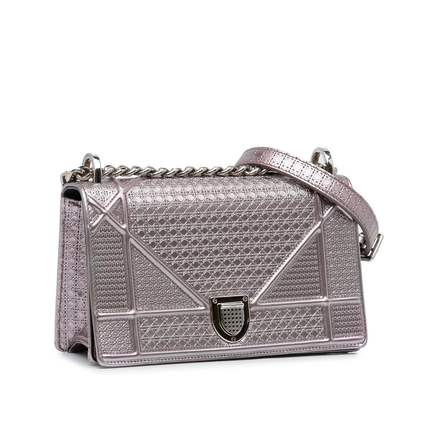 Luxury DiorPatent Microcannage Diorama Crossbody Bag (SHG-g7oTGV)