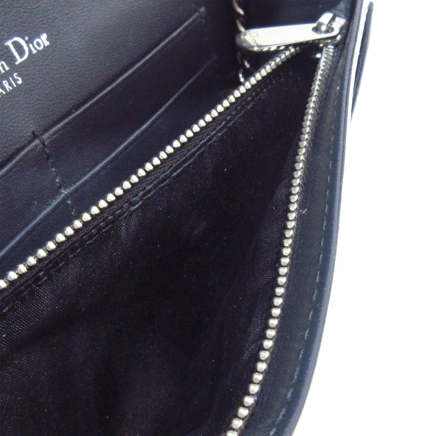 Luxury DiorPatent Microcannage Diorama Wallet on Chain (SHG-Lyb37J)