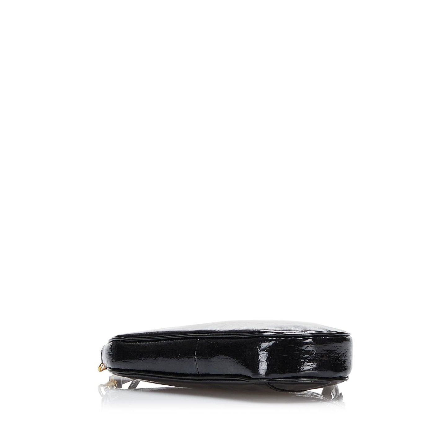 Luxury DiorPatent Mini Saddle (SHG-duLasx)
