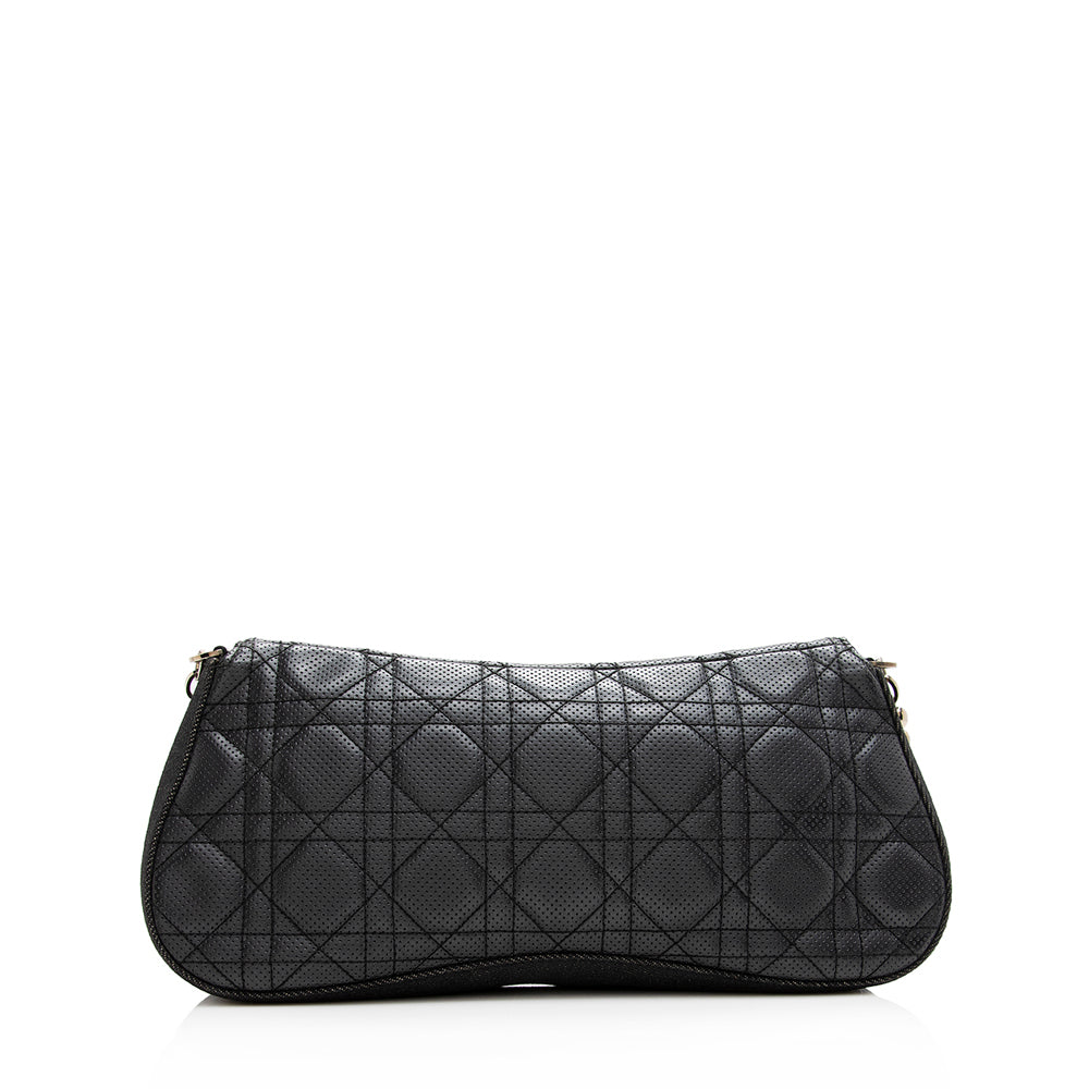 Luxury DiorPerforated Cannage Denim Chain Shoulder Bag (SHF-20901)