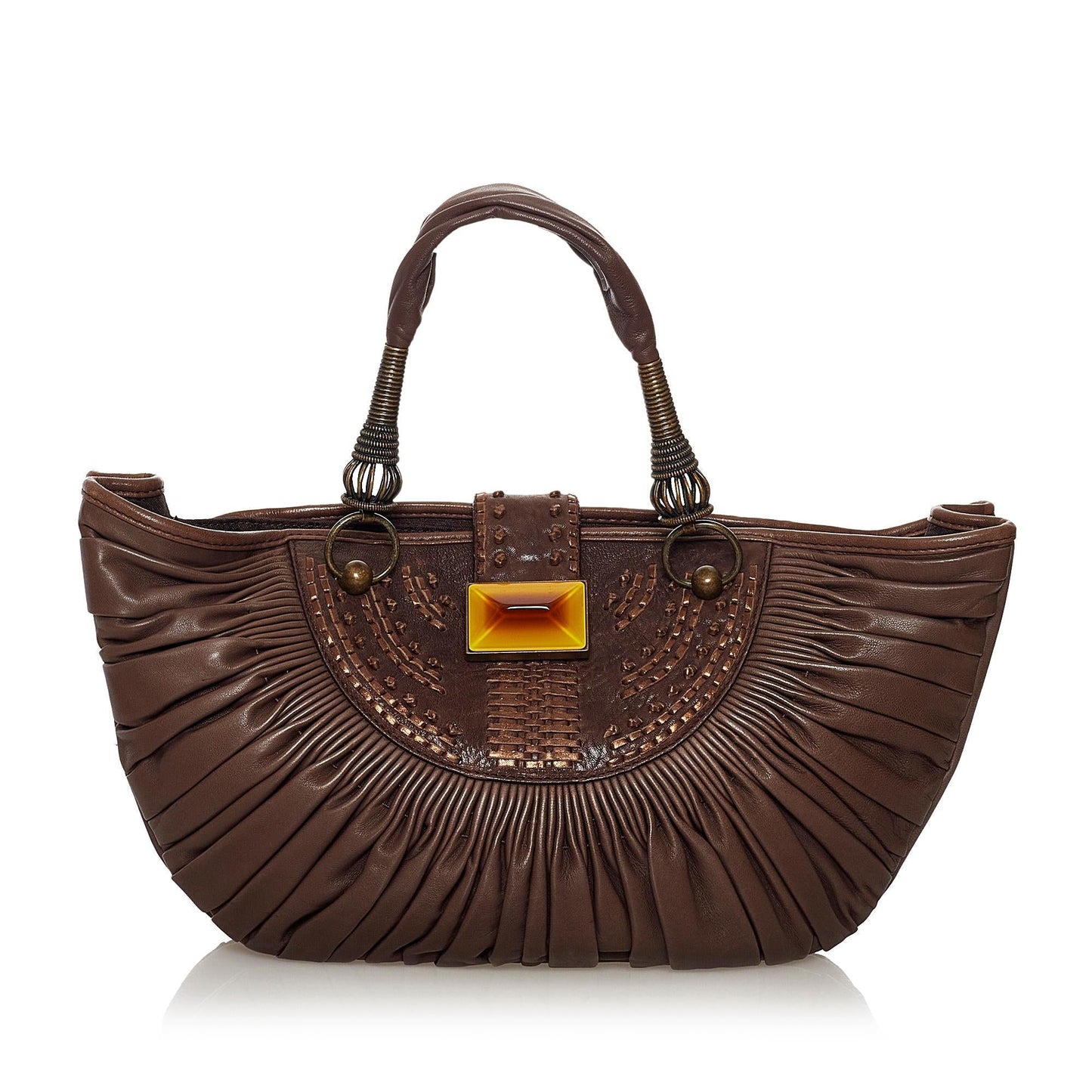 Luxury DiorPlisse Leather Handbag (SHG-33252)