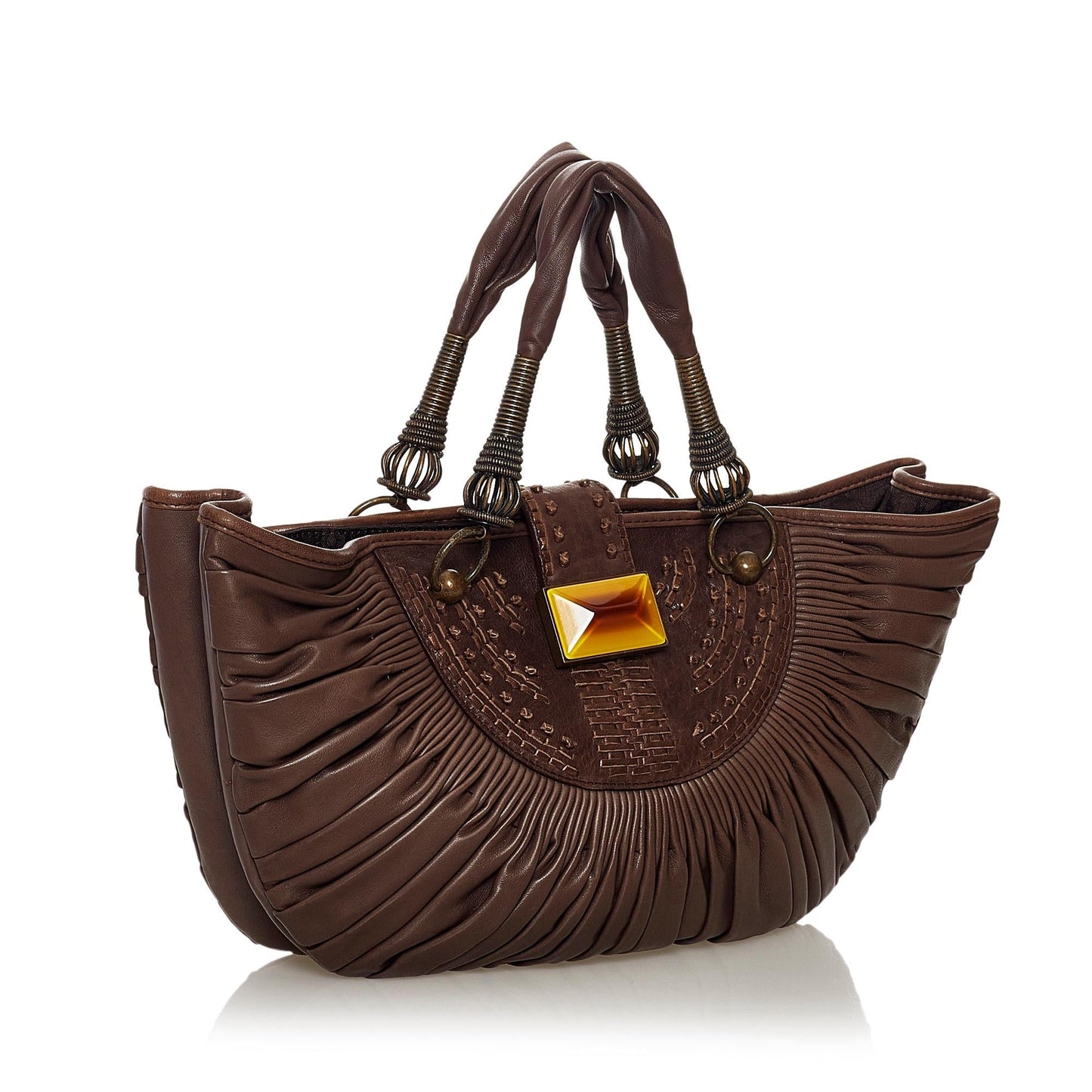 Luxury DiorPlisse Leather Handbag (SHG-33252)