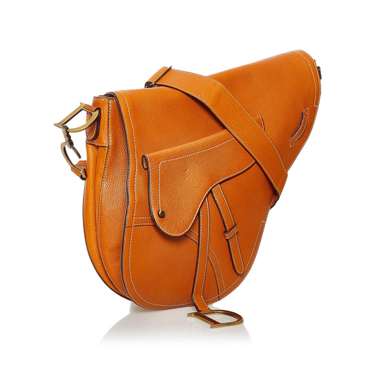 Luxury DiorSaddle Leather Crossbody Bag (SHG-36128)