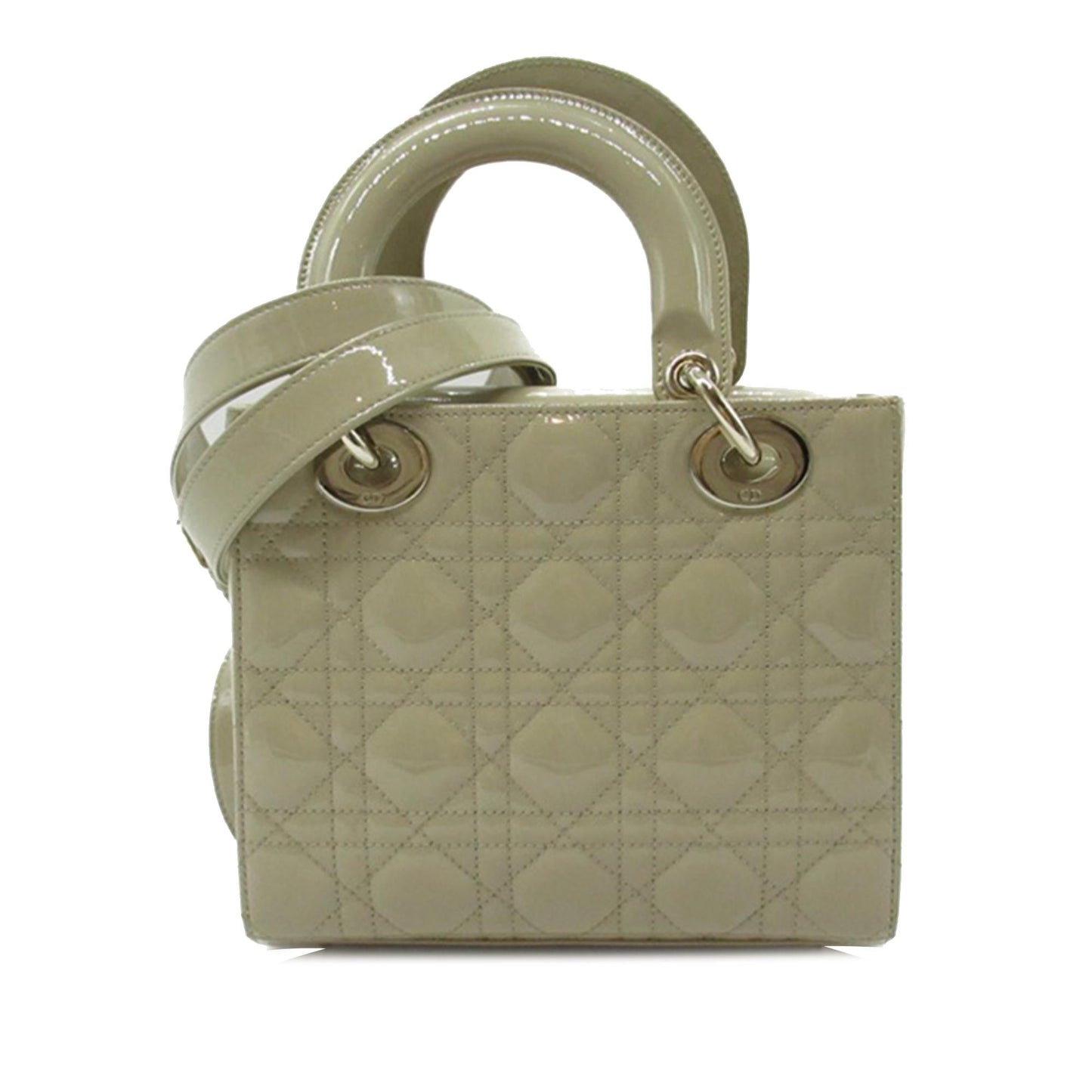 Luxury DiorSmall Patent Cannage Lady Luxury Dior(SHG-1heHRx)