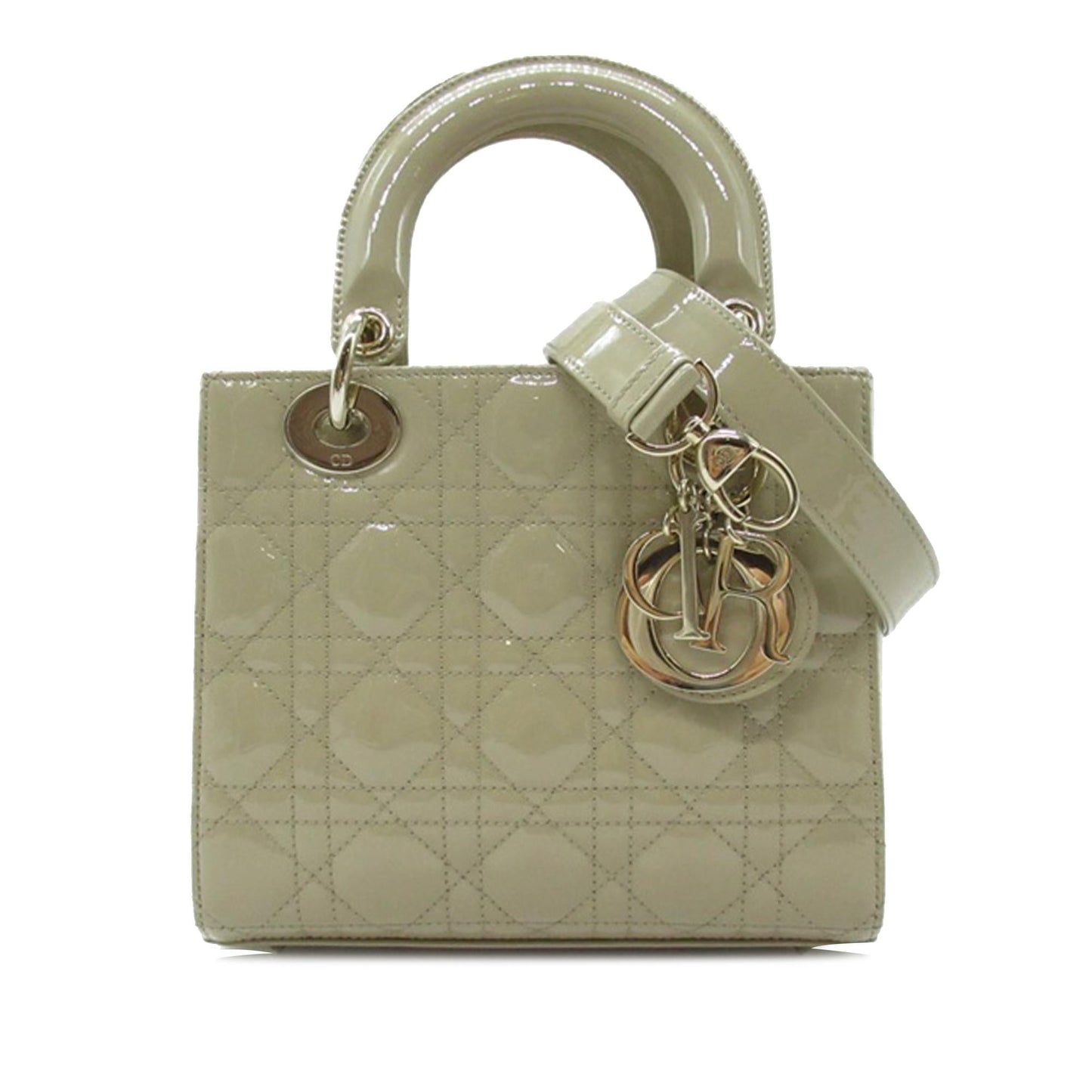 Luxury DiorSmall Patent Cannage Lady Luxury Dior(SHG-1heHRx)