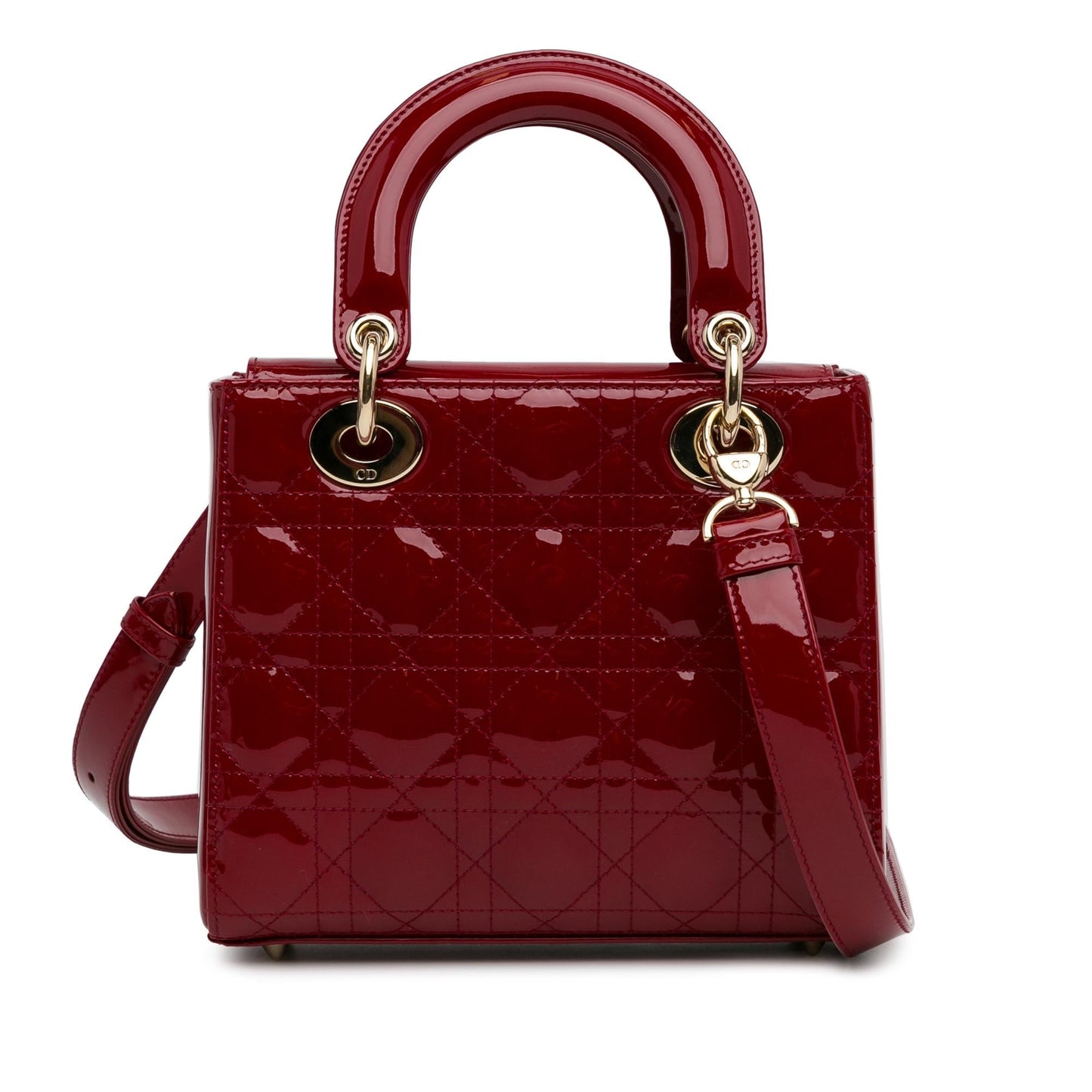 Luxury DiorSmall Patent Cannage Lady Luxury Dior(SHG-PZW9FC)