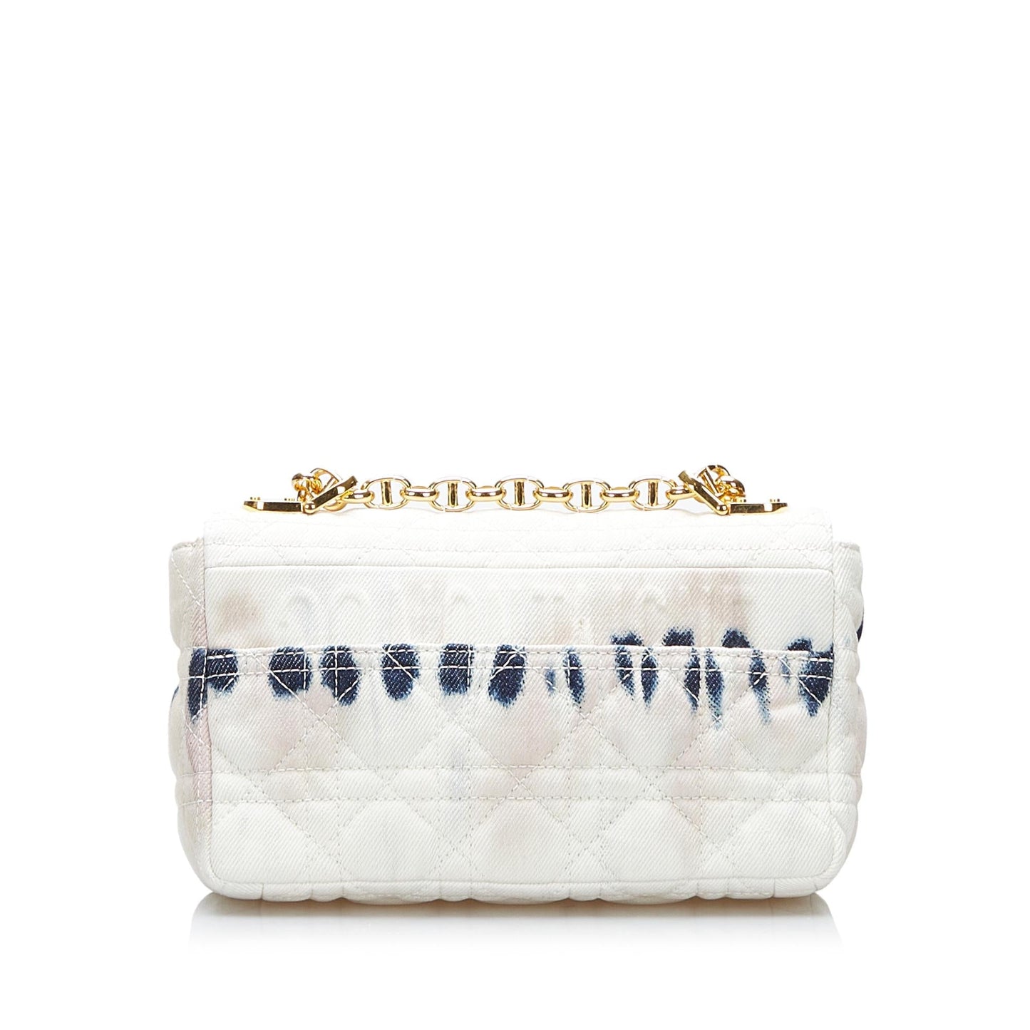 Luxury DiorSmall Tie Dye Denim Caro (SHG-KFyZYN)