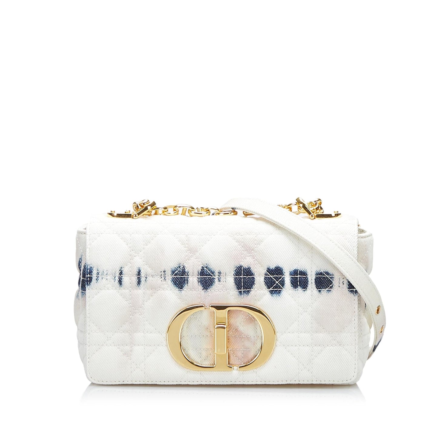 Luxury DiorSmall Tie Dye Denim Caro (SHG-KFyZYN)