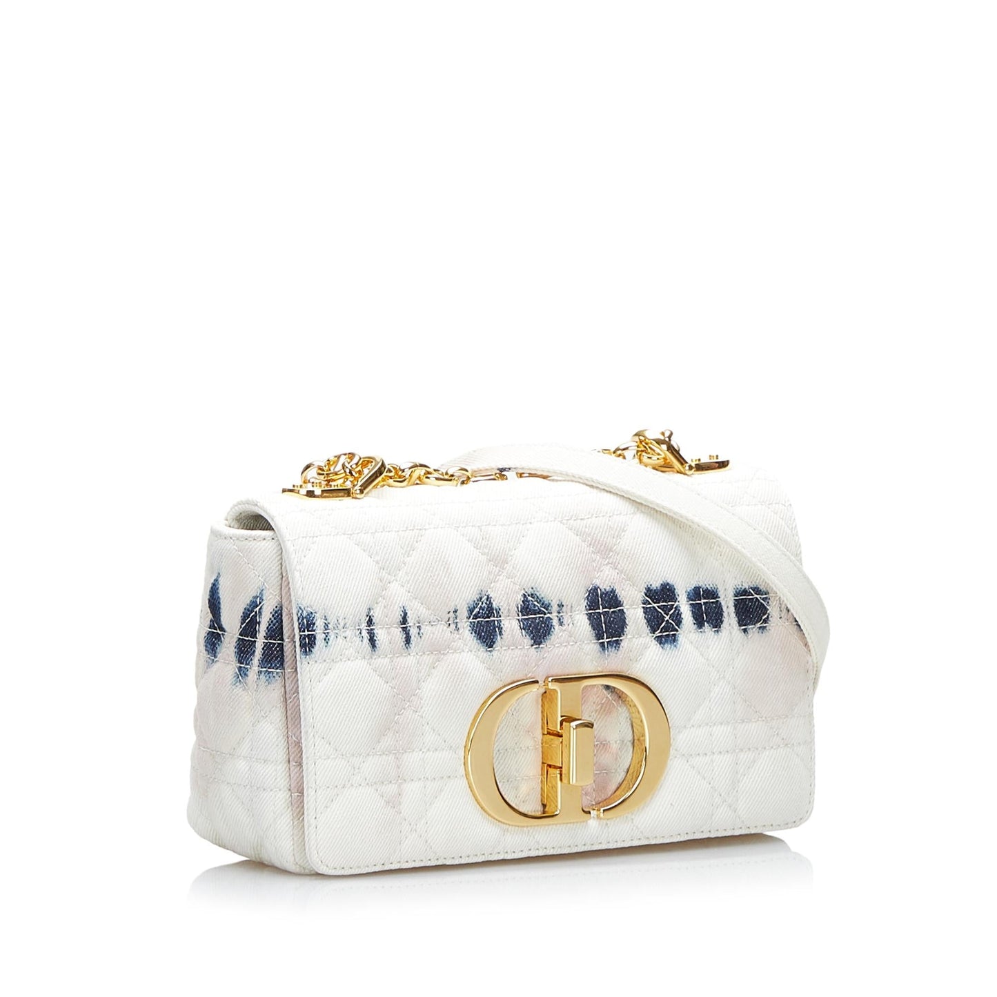 Luxury DiorSmall Tie Dye Denim Caro (SHG-KFyZYN)