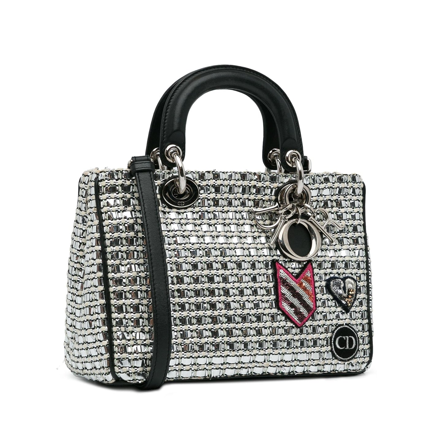 Luxury DiorSmall Tweed Patch Diorissimo Tote (SHG-HovcIt)