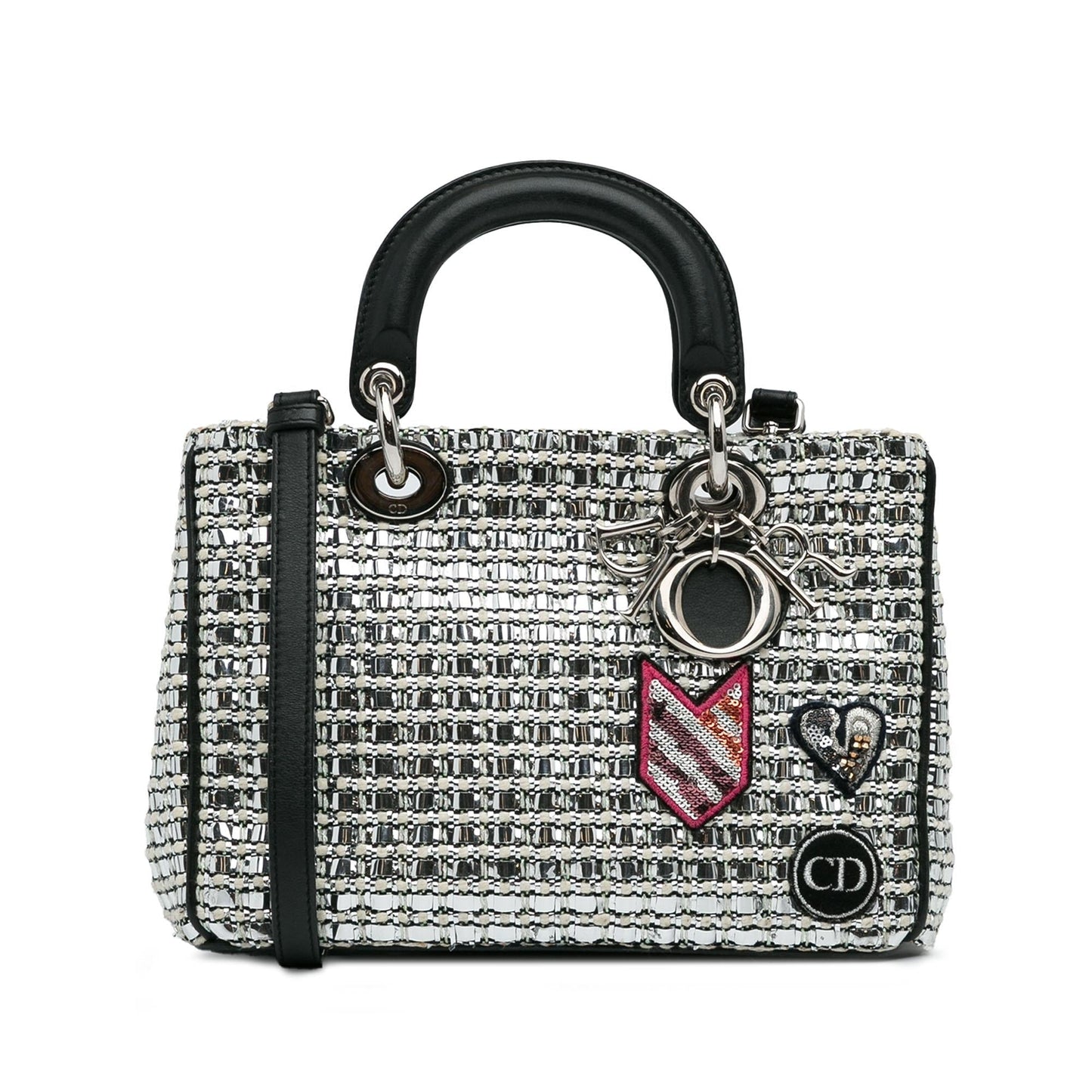 Luxury DiorSmall Tweed Patch Diorissimo Tote (SHG-HovcIt)