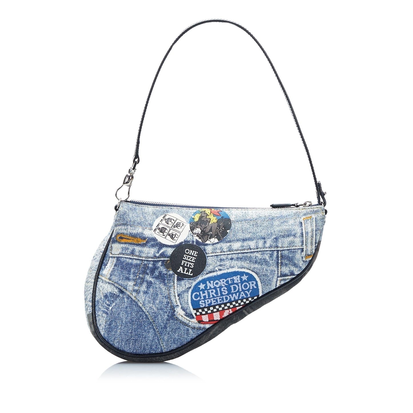Luxury DiorSpeedway Denim Mini Saddle (SHG-AbXXMQ)