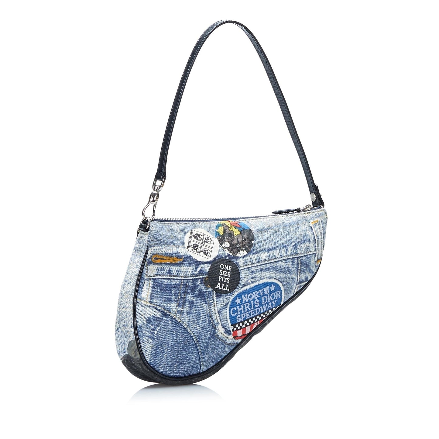 Luxury DiorSpeedway Denim Mini Saddle (SHG-AbXXMQ)