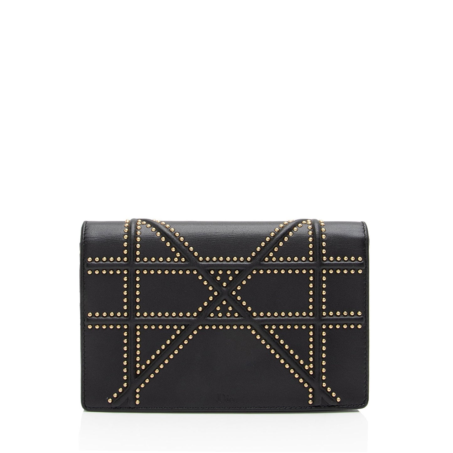 Luxury DiorCalfskin Studded Diorama Wallet on Chain Bag (SHF-c4jLp0)