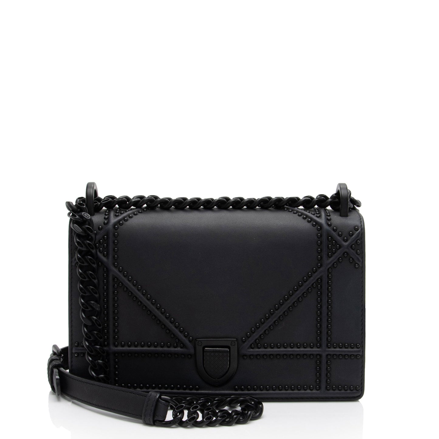 Luxury DiorMatte Calfskin Studded Diorama Small Shoulder Bag (SHF-oMRVIQ)