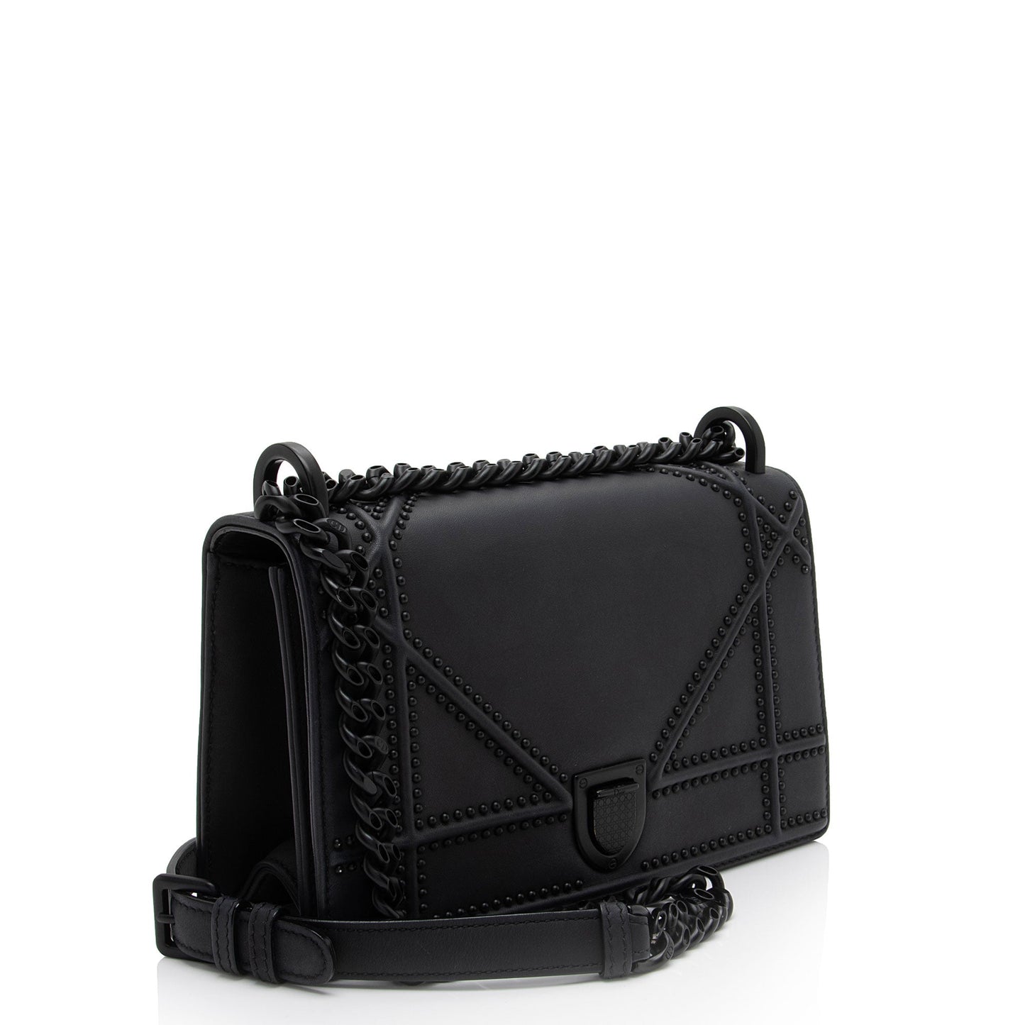 Luxury DiorMatte Calfskin Studded Diorama Small Shoulder Bag (SHF-oMRVIQ)