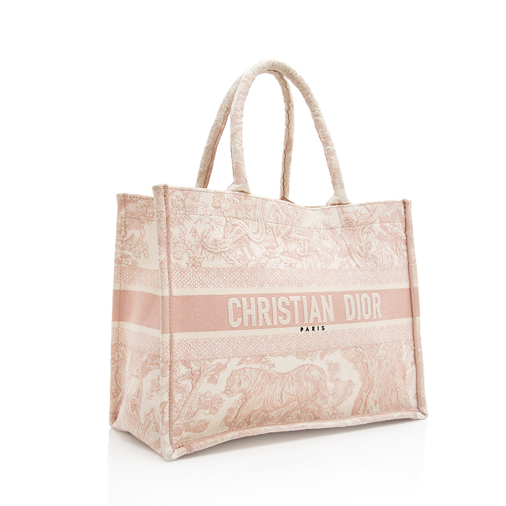 Luxury DiorToile De Jouy Small Book Tote (SHF-18510)