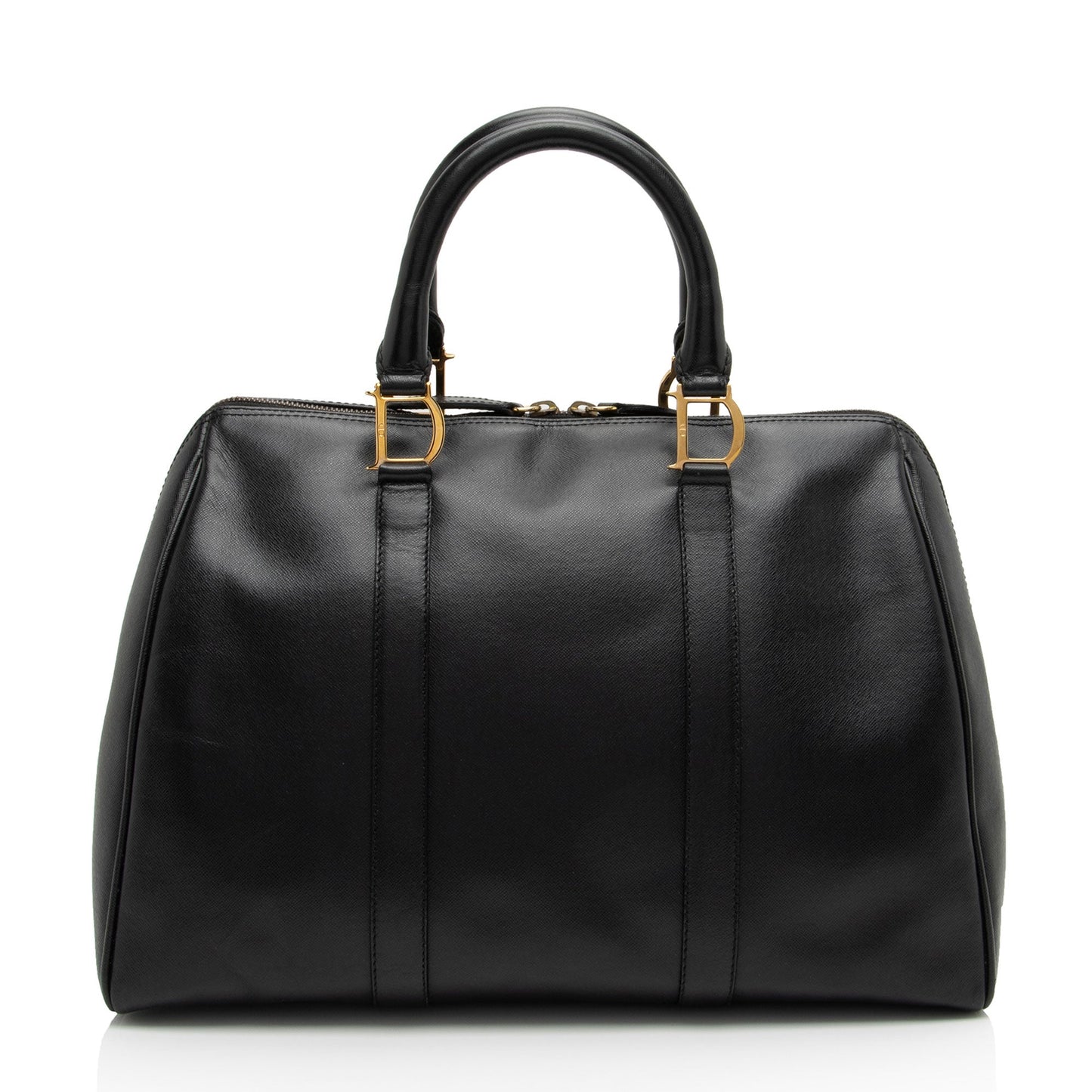 Luxury DiorVintage Calfskin Large Bowling Bag (SHF-h21sh0)