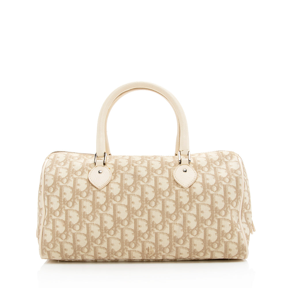 Luxury DiorVintage Embroidered Flowers Satchel (SHF-18817)