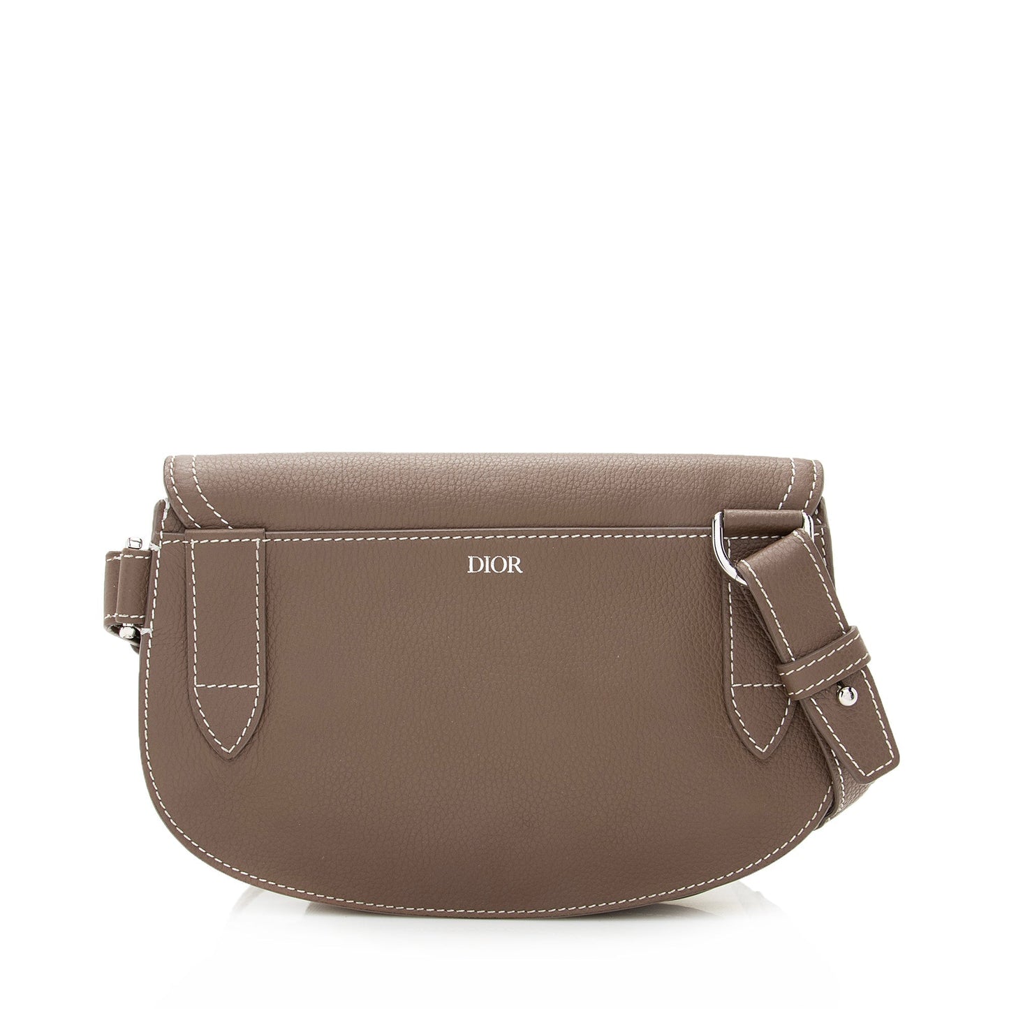 Luxury DiorX KAWS Grained Calfskin Saddle Pouch Messenger Bag (SHF-22431)