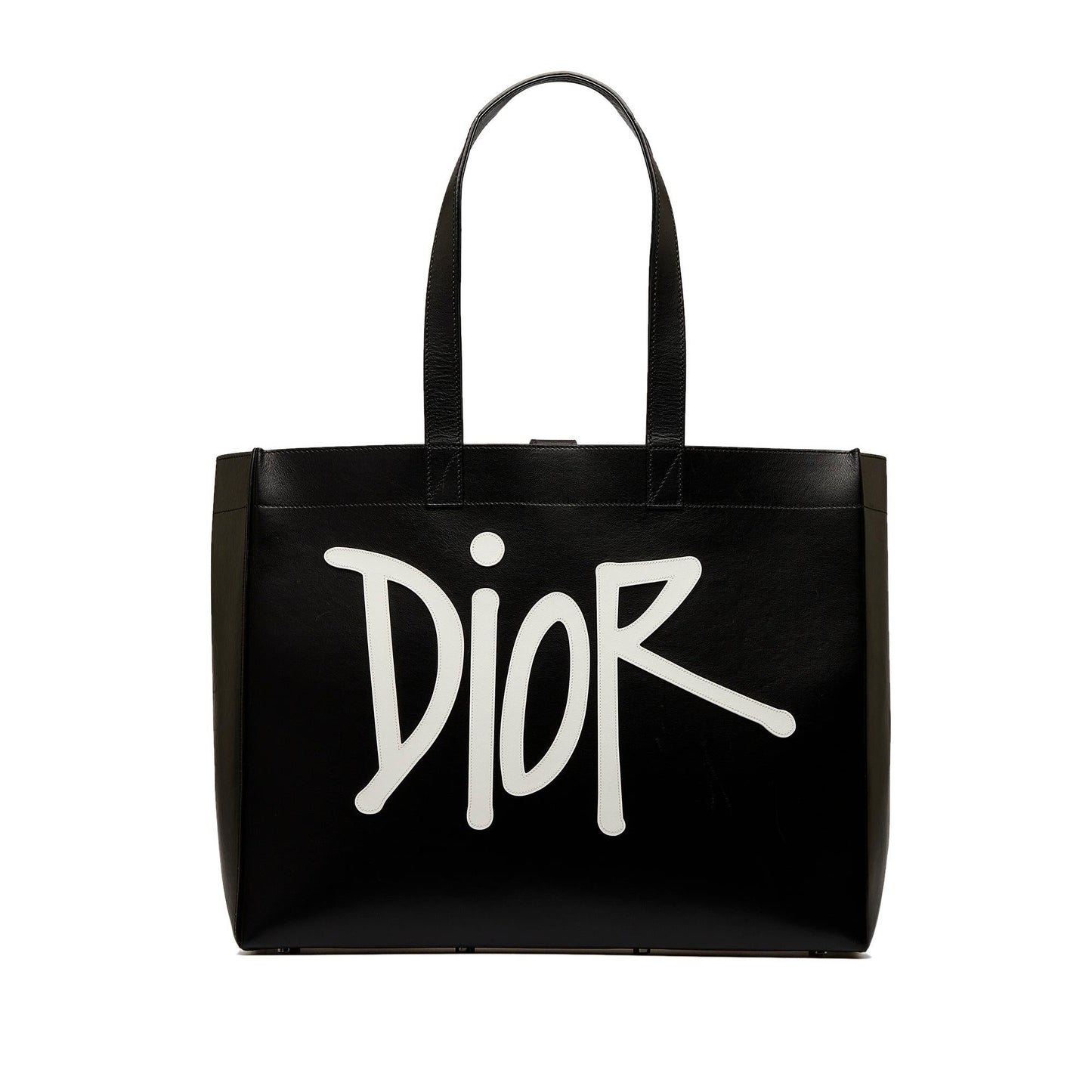 Luxury Diorx Stussy Large Logo Applique Tote (SHG-FLoMF8)