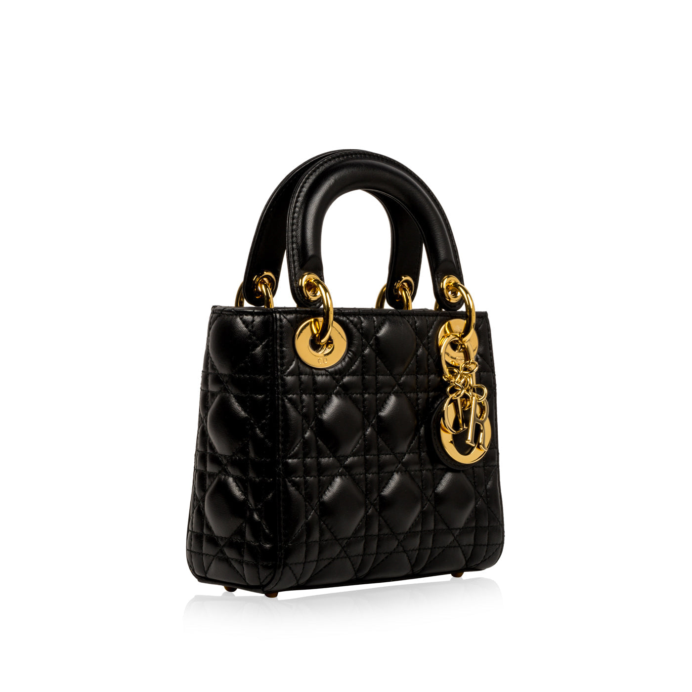 Luxury Dior Lady Luxury Dior - Mini - Black Lambskin