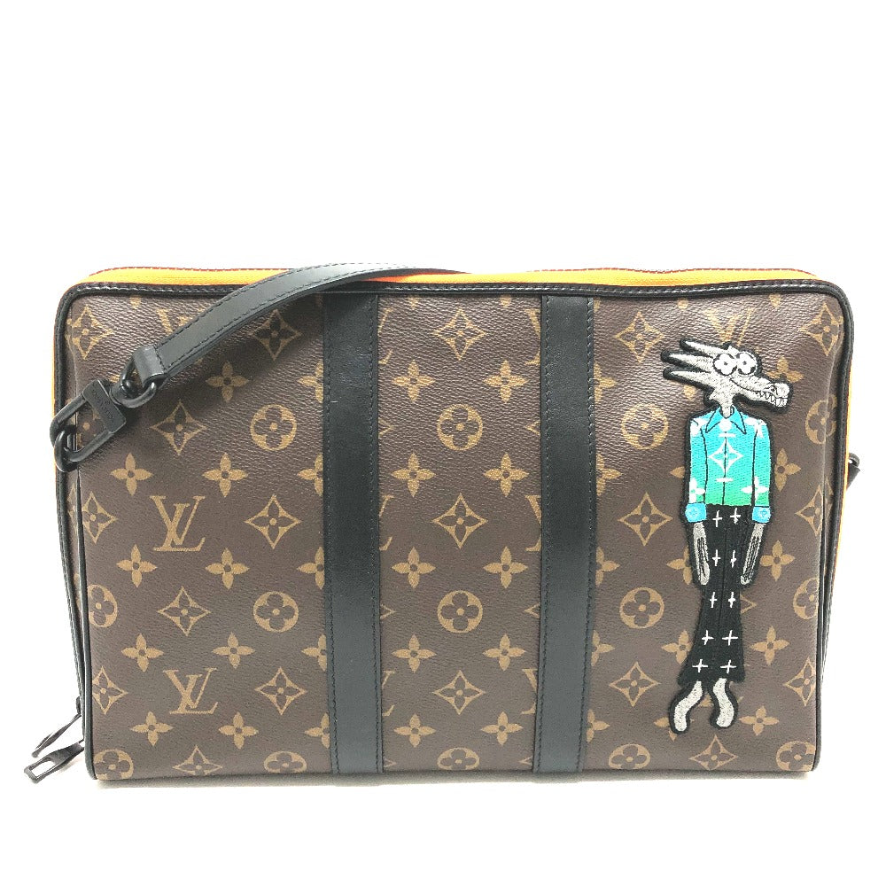 LOUIS VUITTON Handbag M80130 Monogram canvas Brown Monogram LV Friends Keepall pouch mens